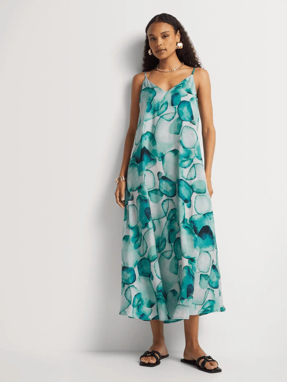 V-Neck Maxi Sundress