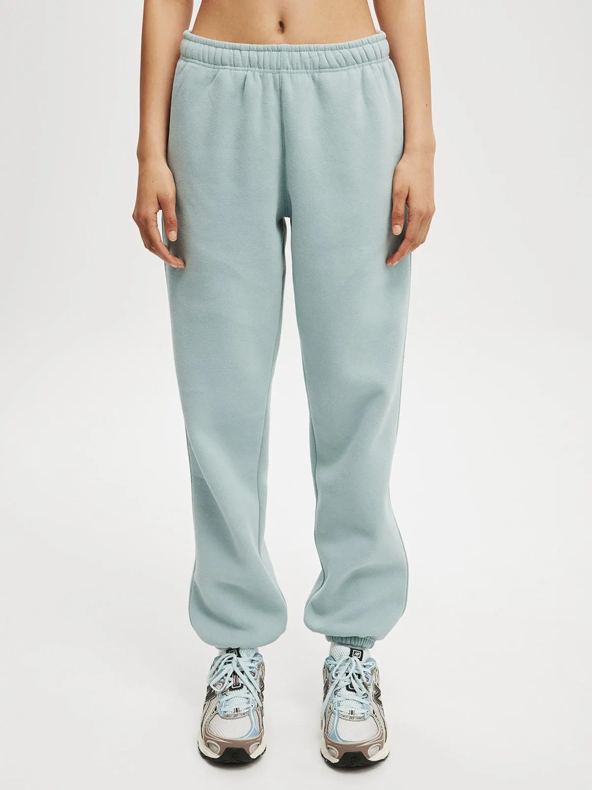 Cotton On Women's Green Active Plush Essential Gym Sweatpants