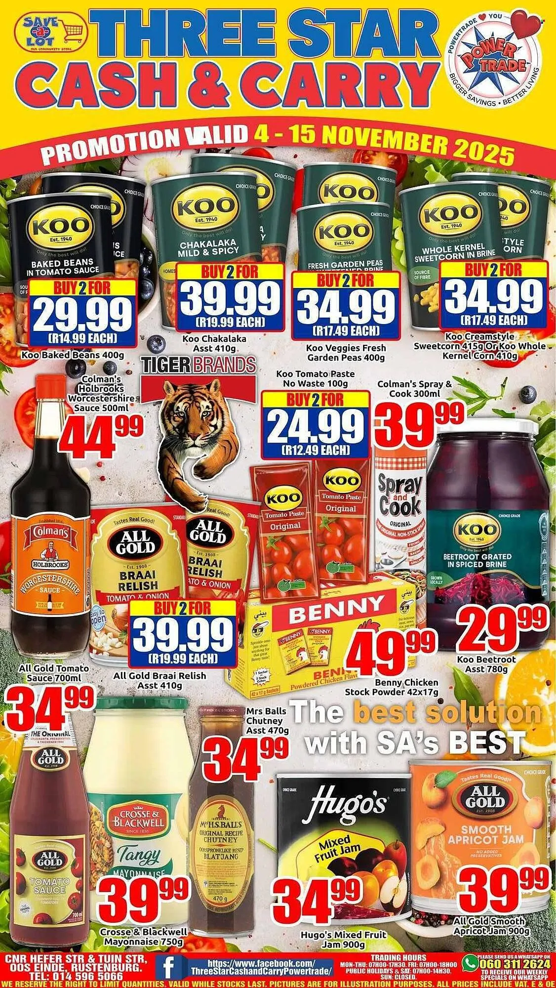 Three Star Cash and Carry catalogue from 4 November to 15 November 2025 - Catalogue Page 1