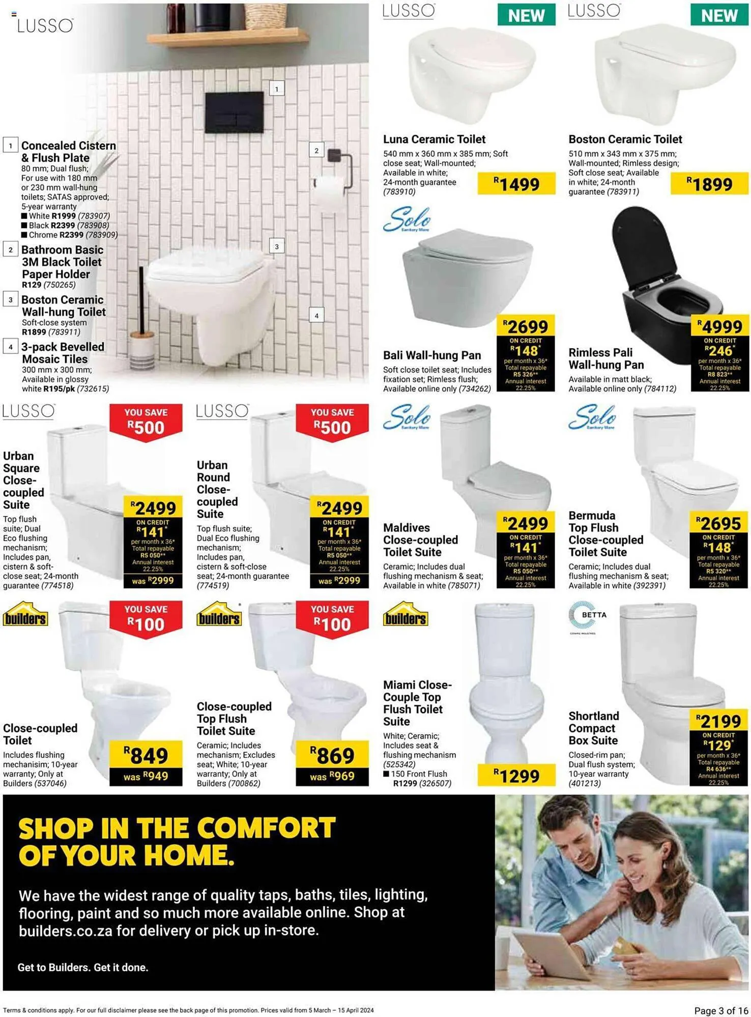 Builders Warehouse catalogue from 5 March to 15 April 2024 - Catalogue Page 3