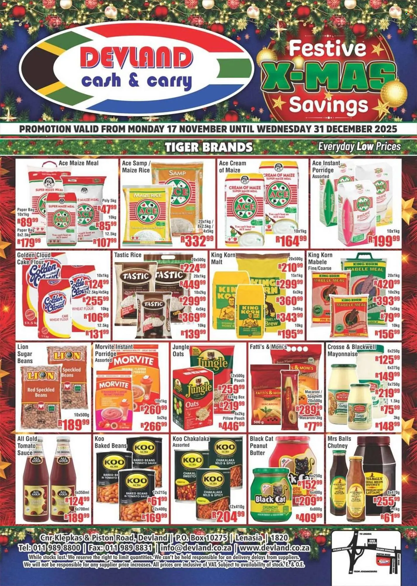 Devland Cash And Carry catalogue from 17 November to 31 December 2025 - Catalogue Page 1