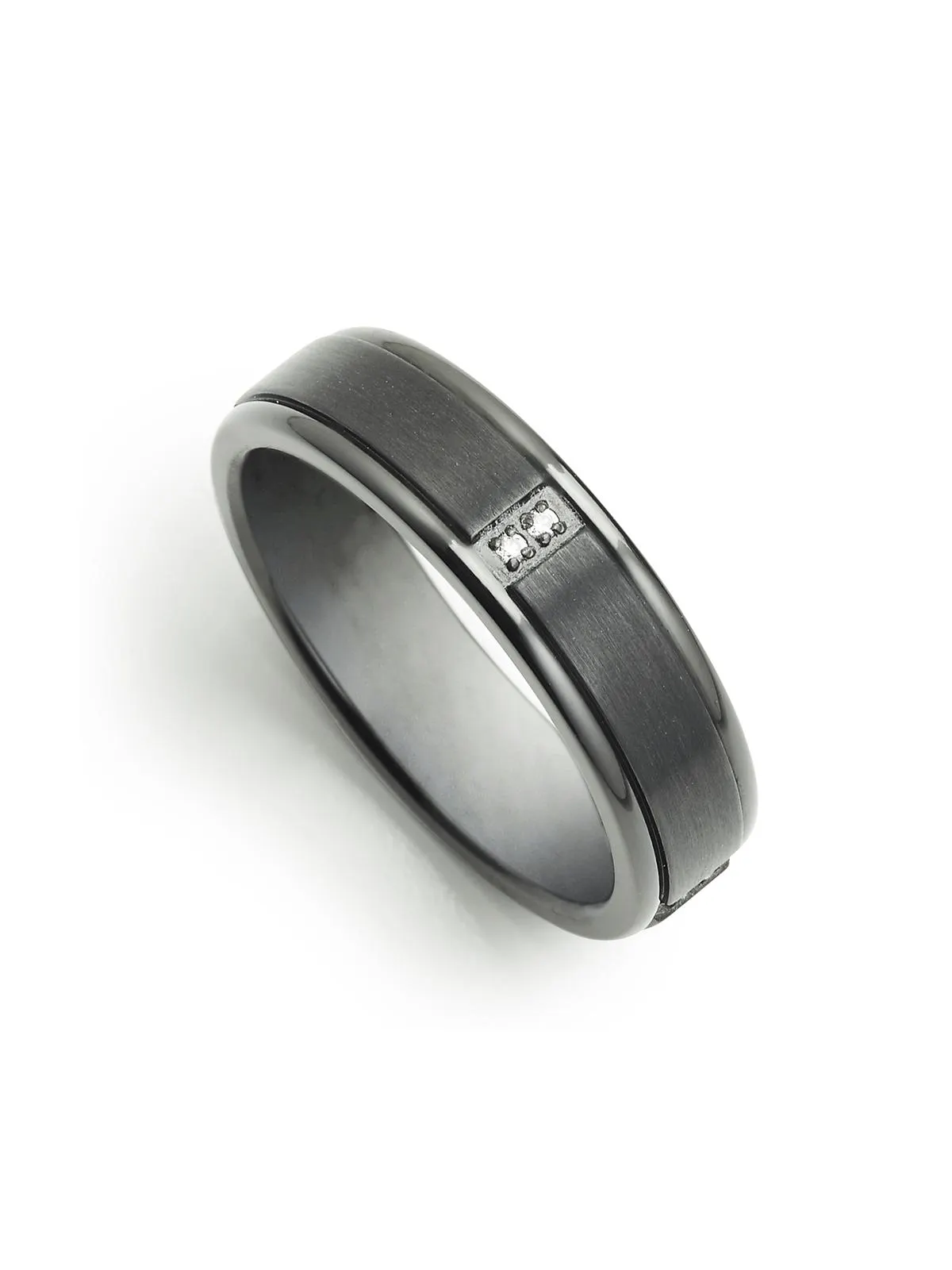 Zirconium & Cubic Zirconia Men’s Ring