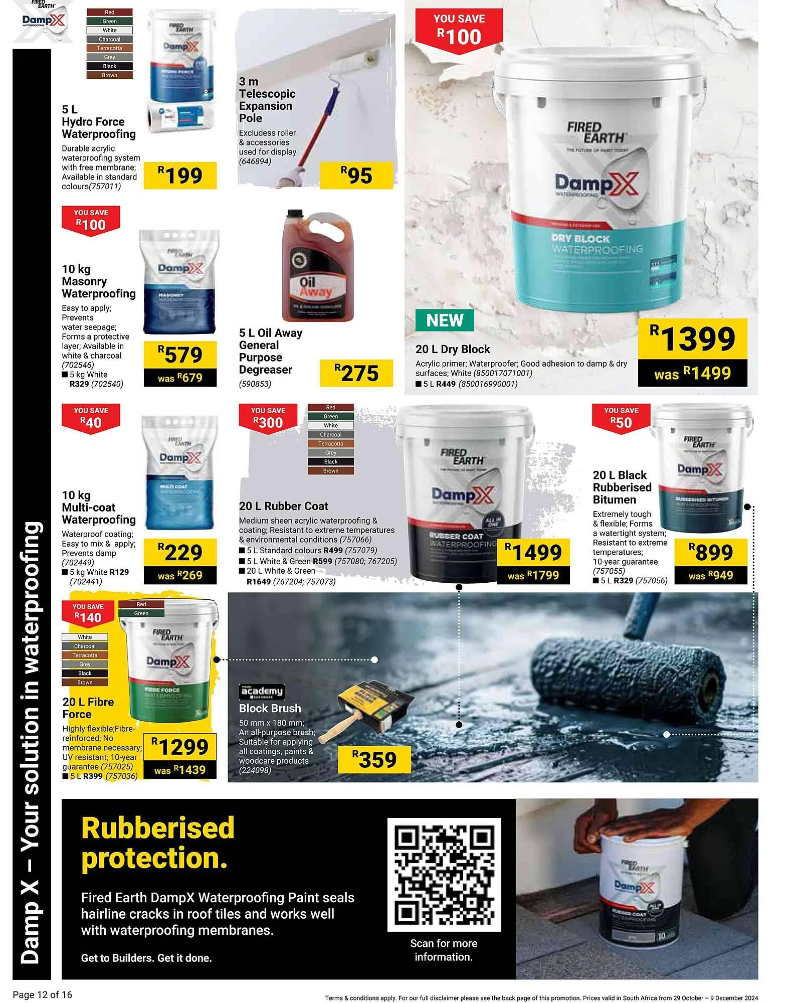 Builders Warehouse catalogue from 29 October to 9 December 2024 - Catalogue Page 12