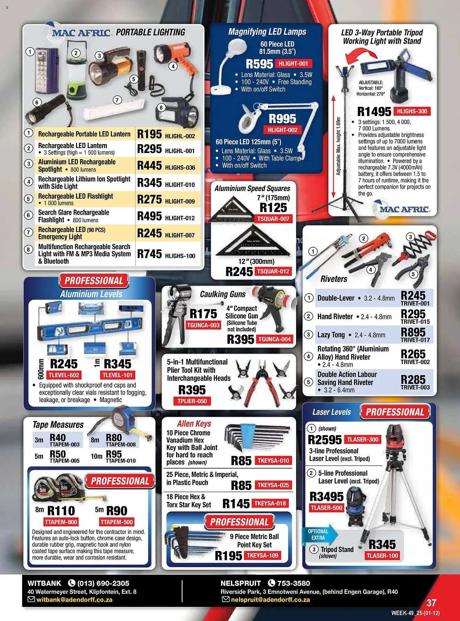 Adendorff Machinery Mart catalogue from 30 November to 31 December 2025 - Catalogue Page 39