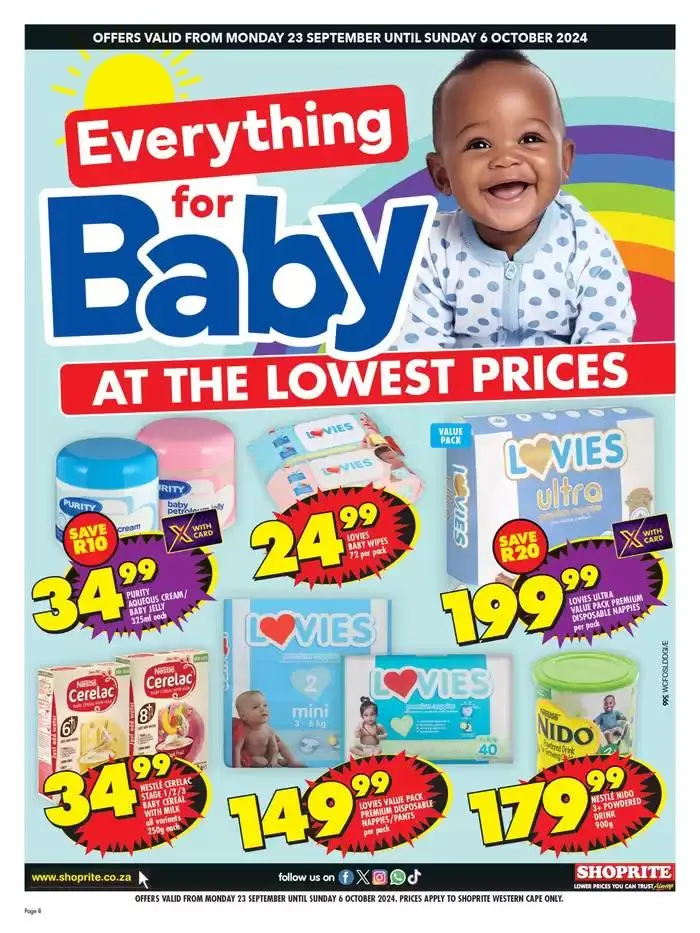 Shoprite Promise Western Cape from 24 September to 6 October 2024 - Catalogue Page 8