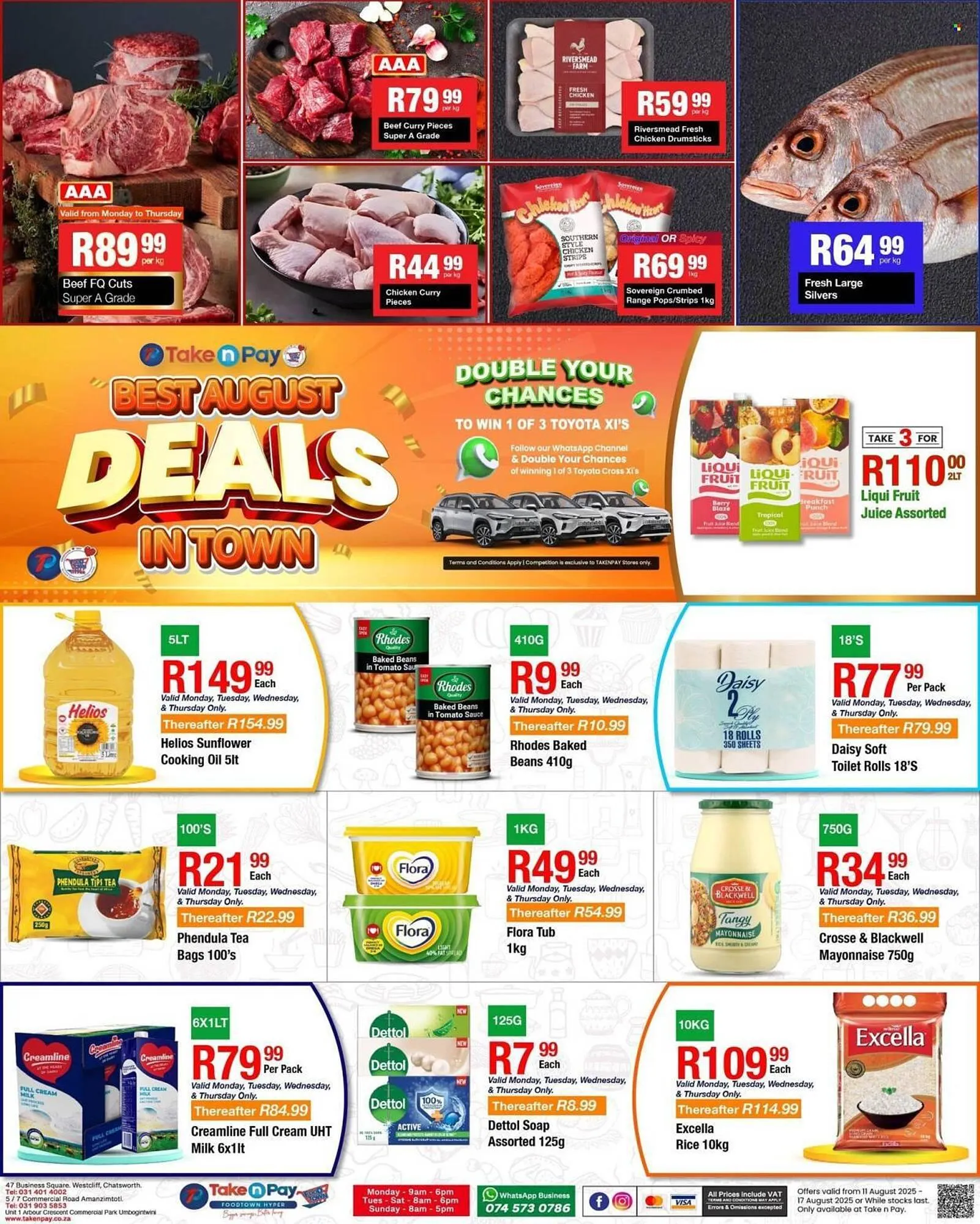 Take 'n Pay catalogue from 11 August to 17 August 2025 - Catalogue Page 1