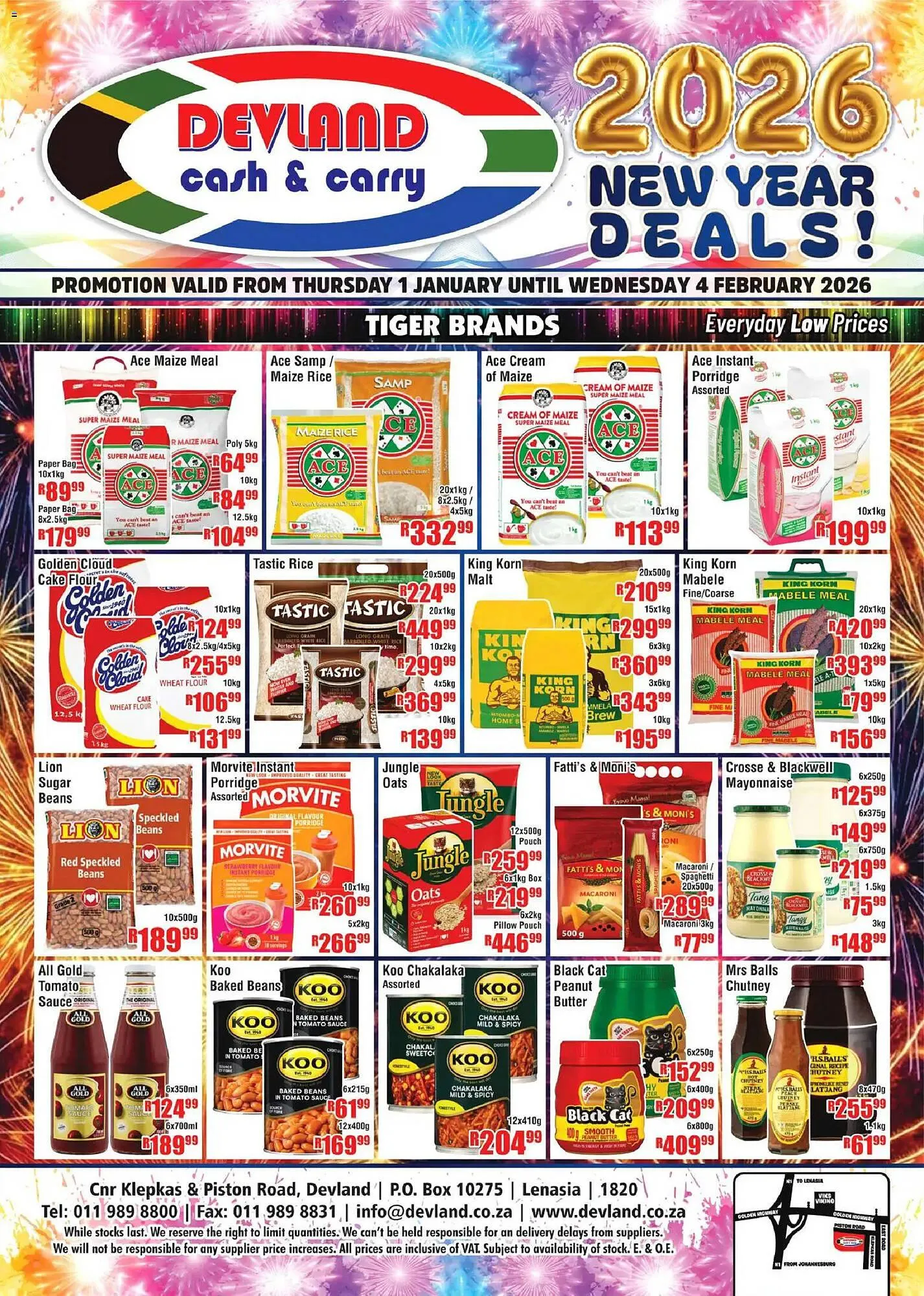 Devland Cash And Carry catalogue from 31 December to 4 February 2026 - Catalogue Page 1