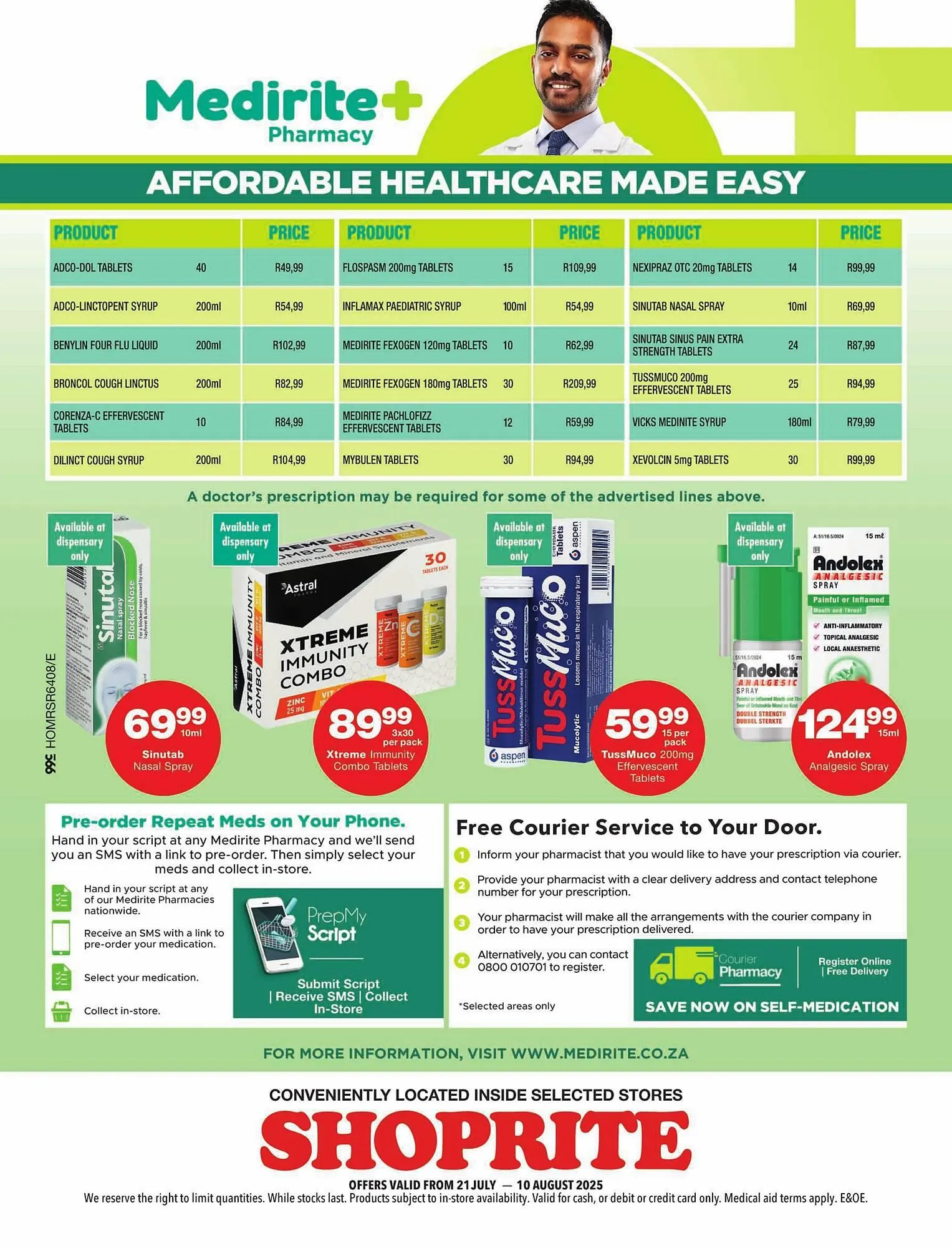 Shoprite catalogue from 21 July to 10 August 2025 - Catalogue Page 4