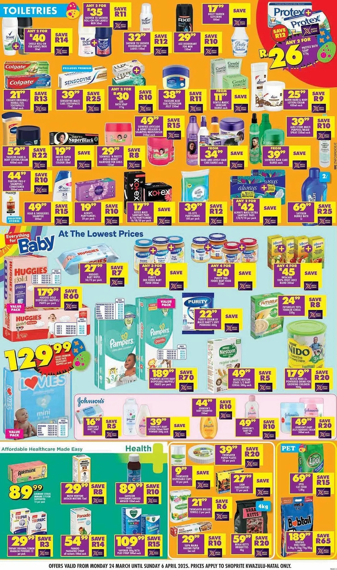 Shoprite catalogue from 25 March to 6 April 2025 - Catalogue Page 5