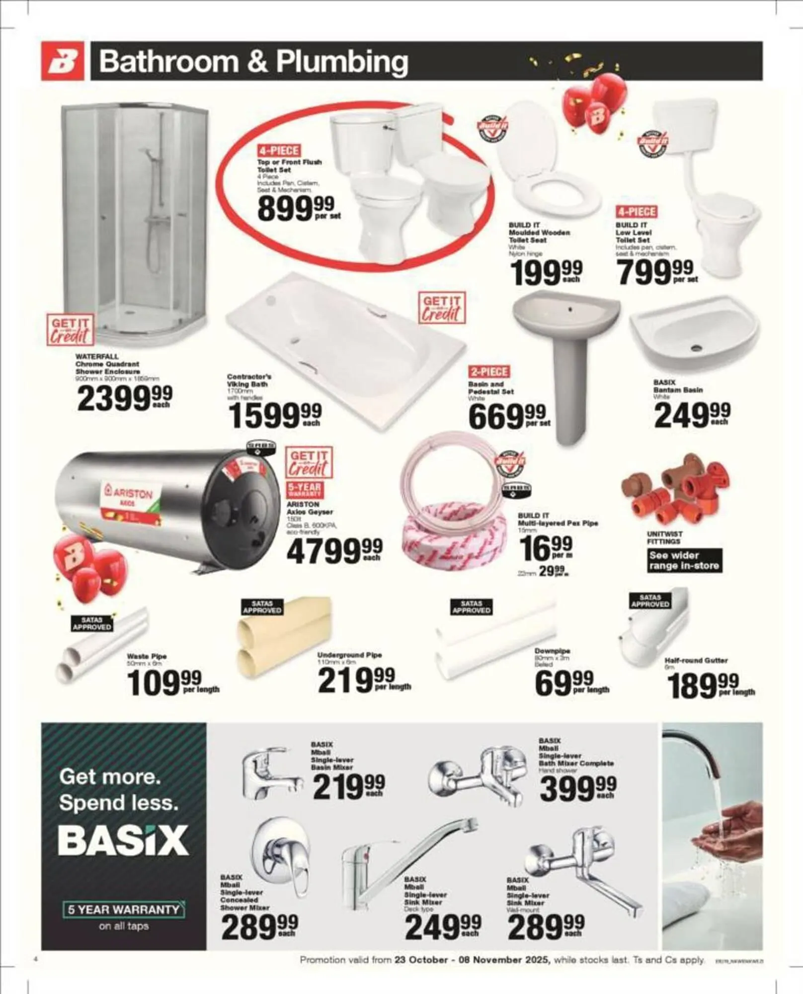 Build It catalogue from 20 October to 3 November 2025 - Catalogue Page 4