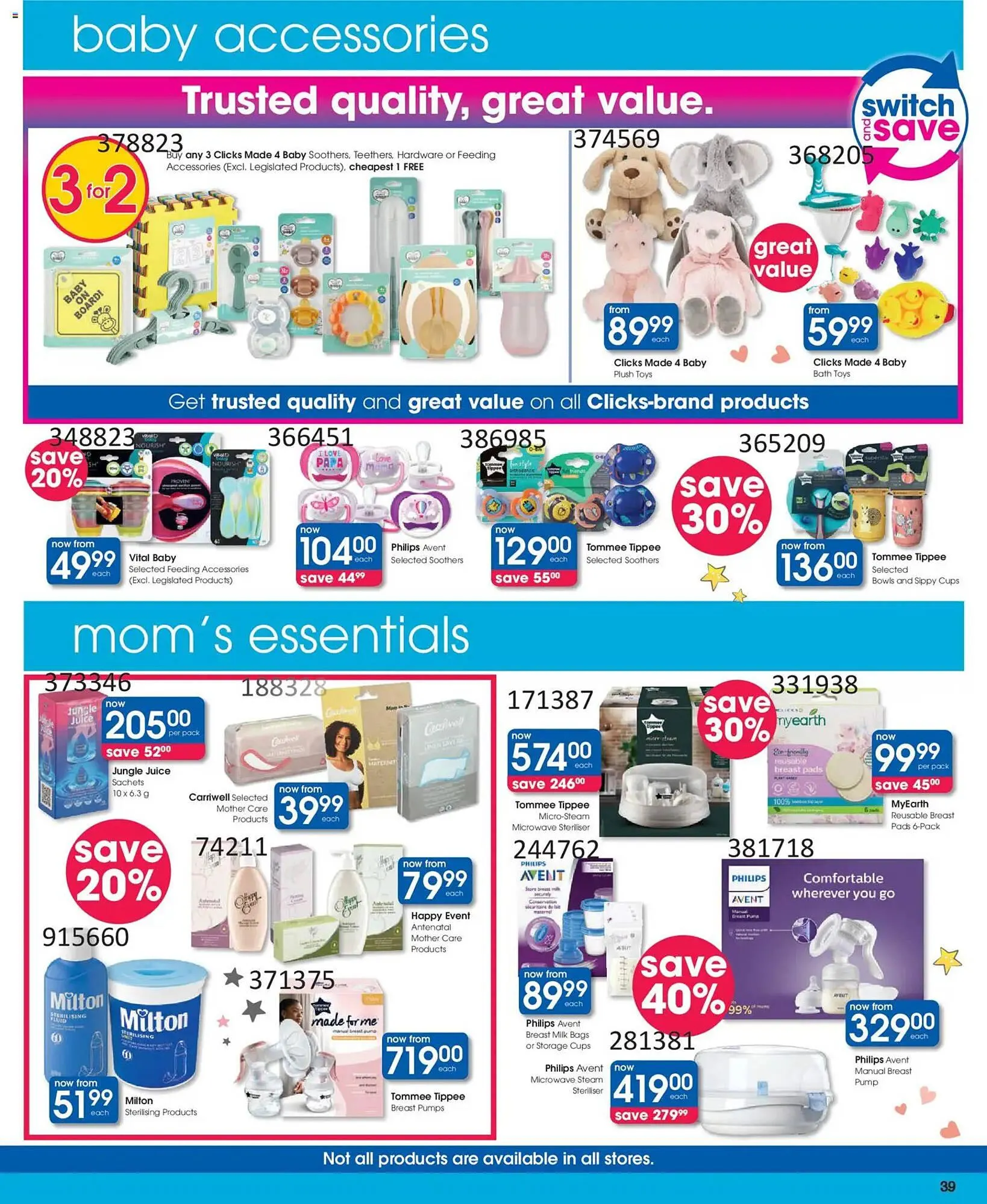 Clicks catalogue from 12 January to 21 January 2026 - Catalogue Page 39