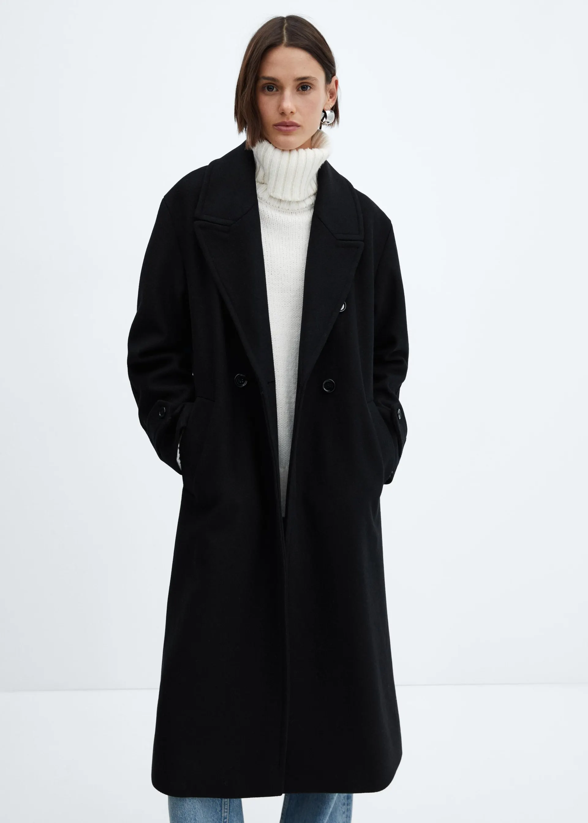 Oversize wool coat