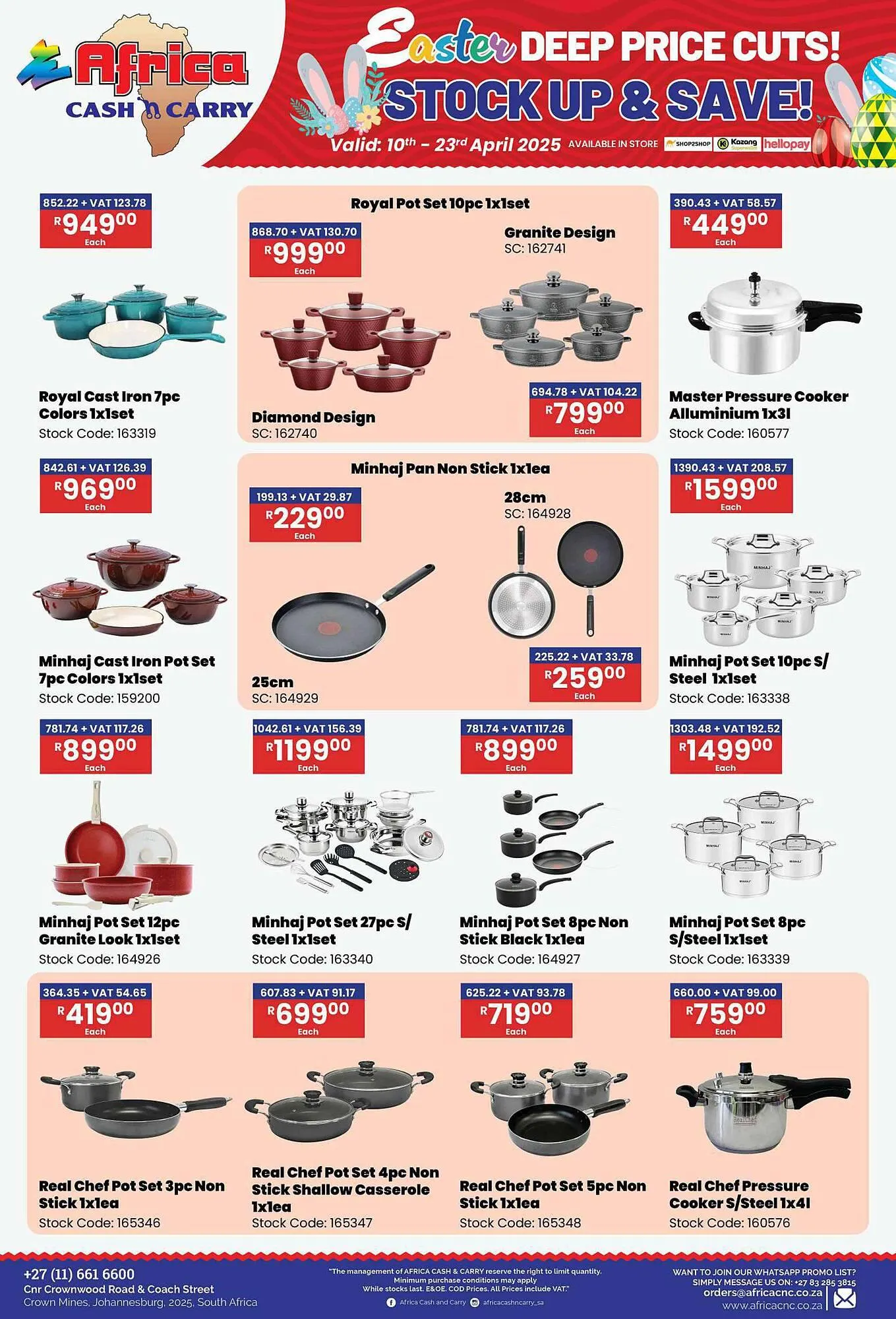 Africa Cash and Carry catalogue from 10 April to 23 April 2025 - Catalogue Page 59