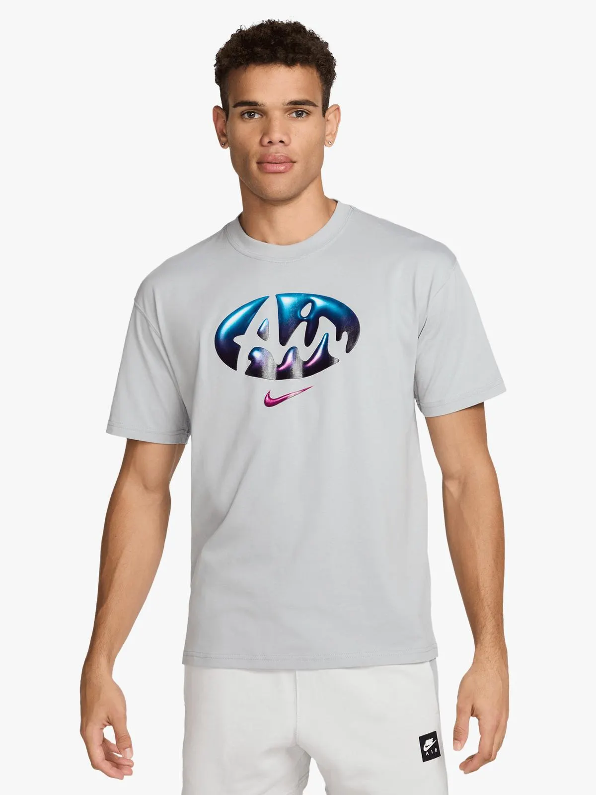 Nike Men's Nsw Max90 Grey T-Shirt