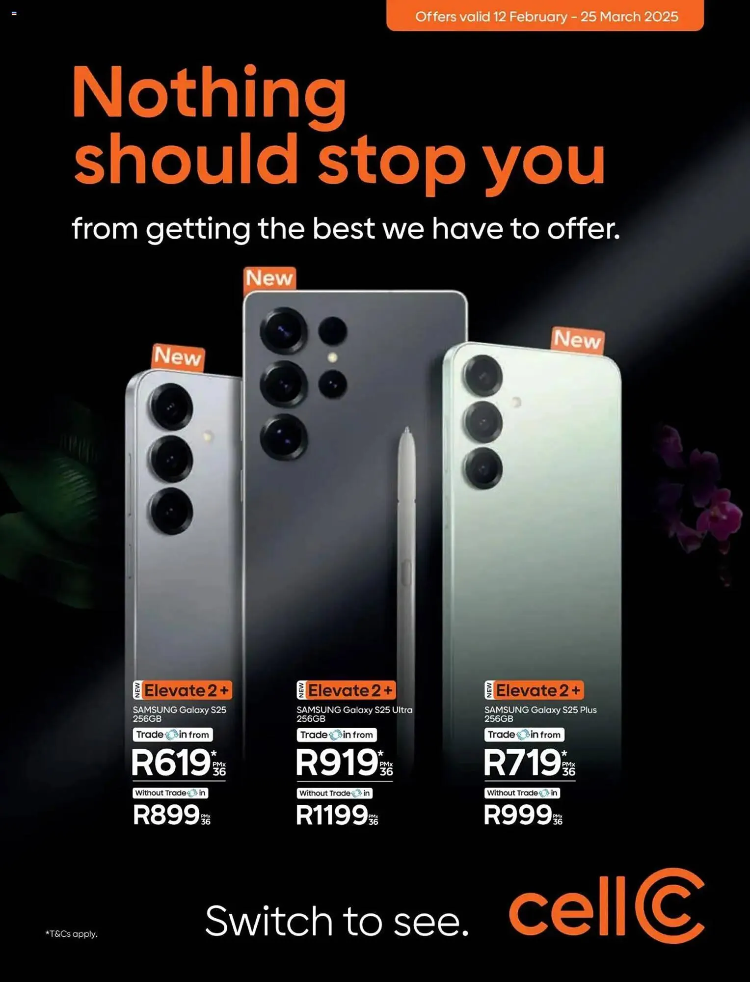 Cell C catalogue from 12 February to 25 March 2025 - Catalogue Page 1