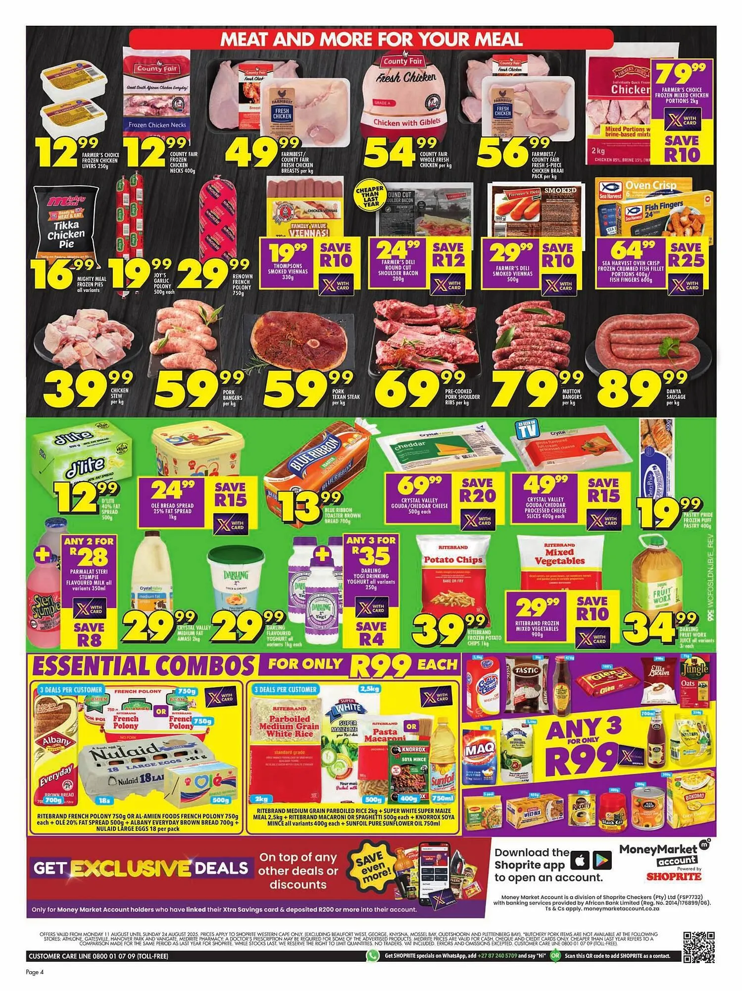 Shoprite catalogue from 11 August to 24 August 2025 - Catalogue Page 4