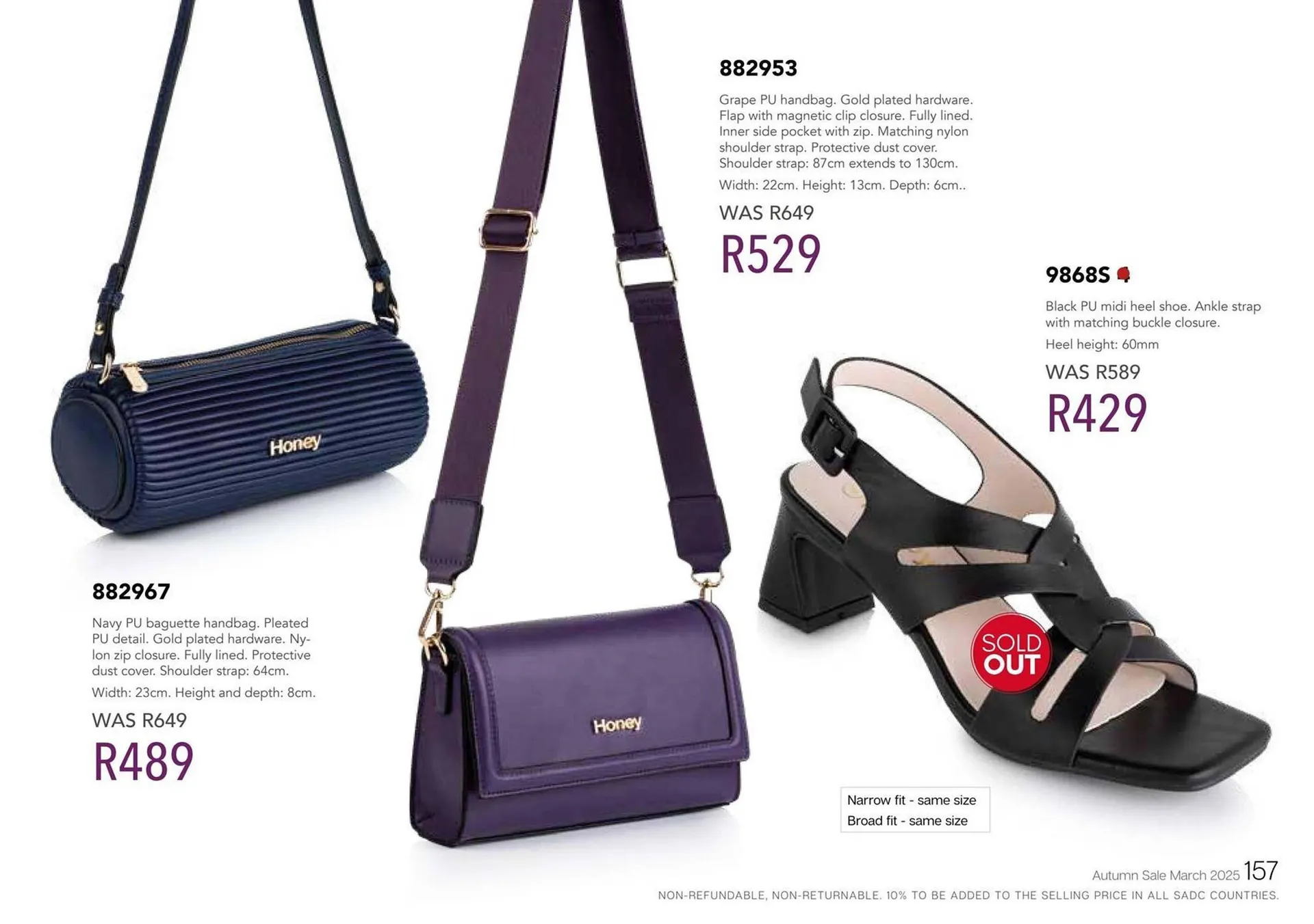 Honey Fashion Accessories catalogue from 6 June to 12 June 2025 - Catalogue Page 159