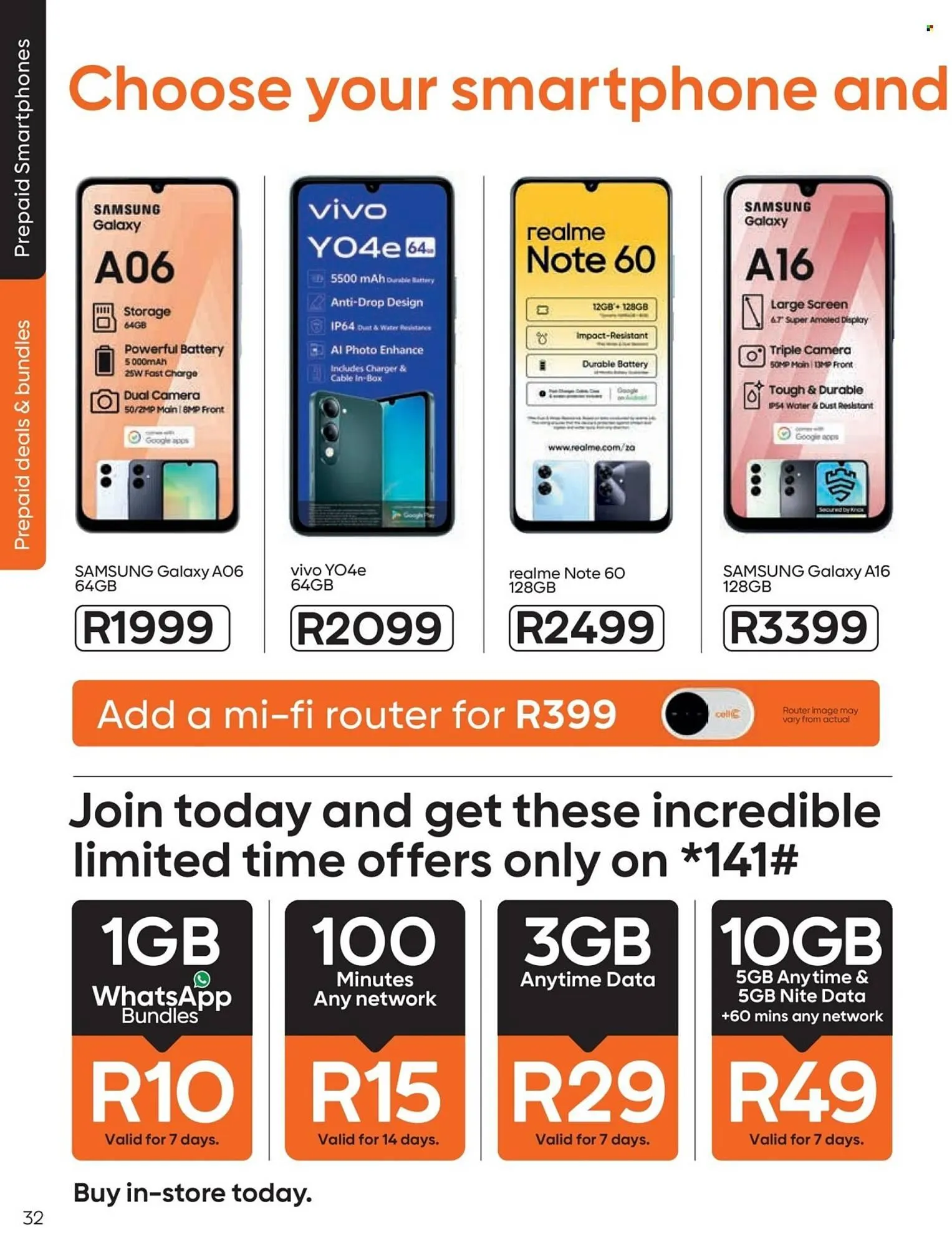 Cell C catalogue from 1 November to 30 November 2025 - Catalogue Page 34
