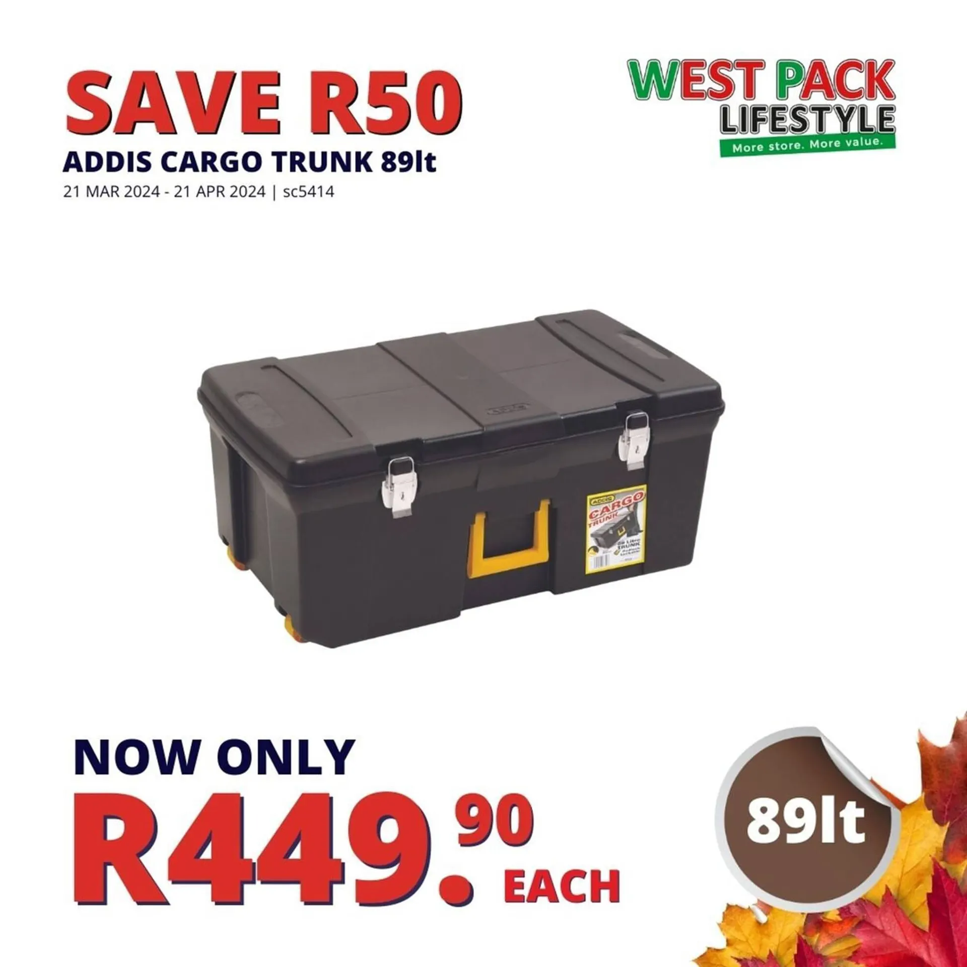 West Pack Lifestyle catalogue from 27 March to 21 April 2024 - Catalogue Page 9