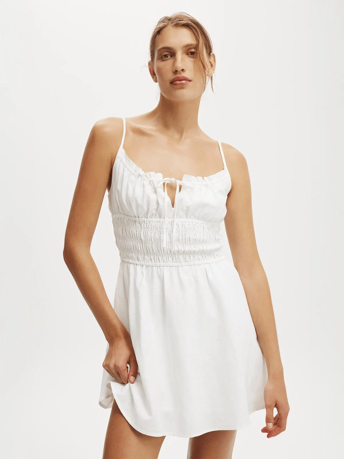 Women's Cotton On White Haven Strappy Mini Dress