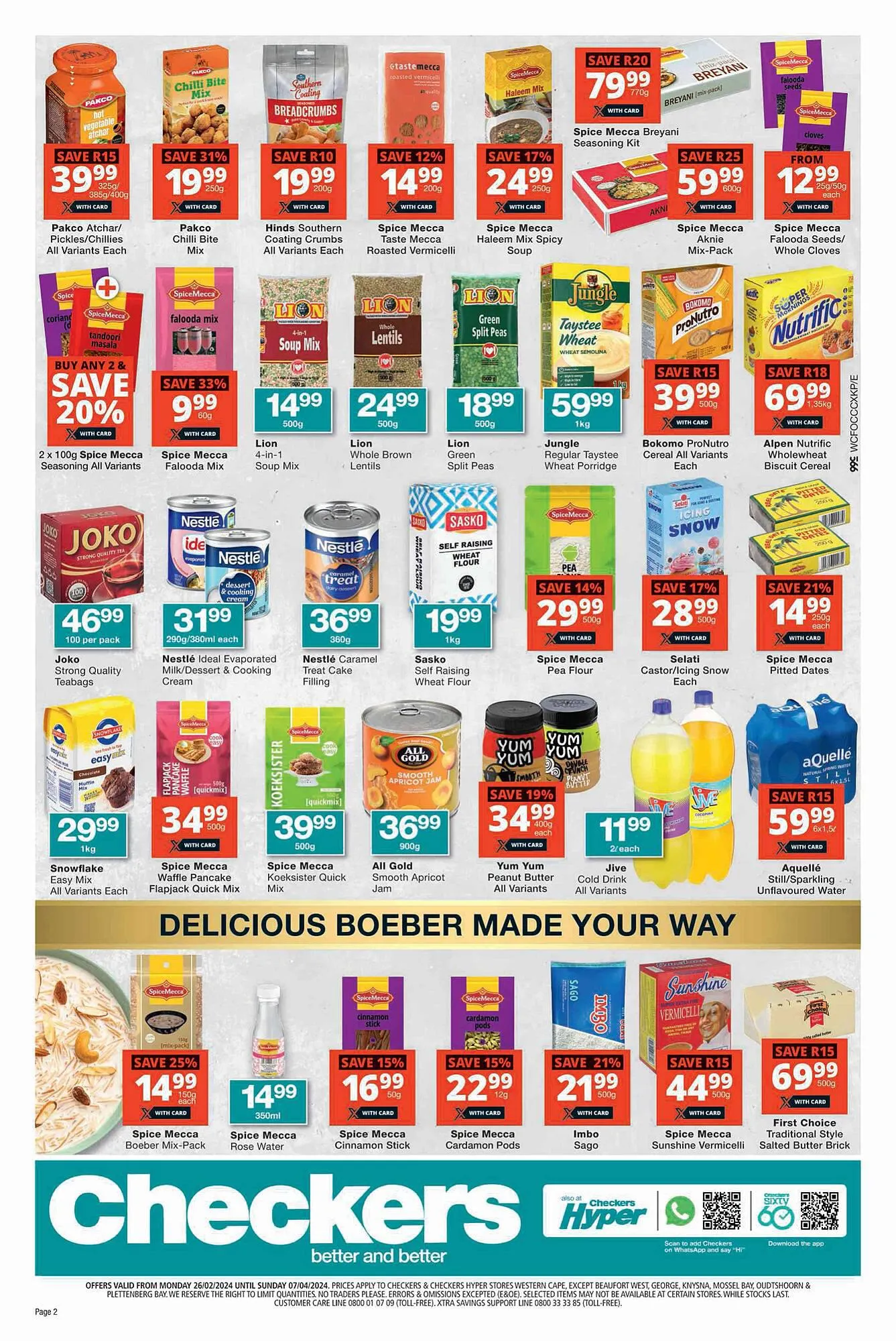 Checkers catalogue from 26 February to 7 April 2024 - Catalogue Page 2