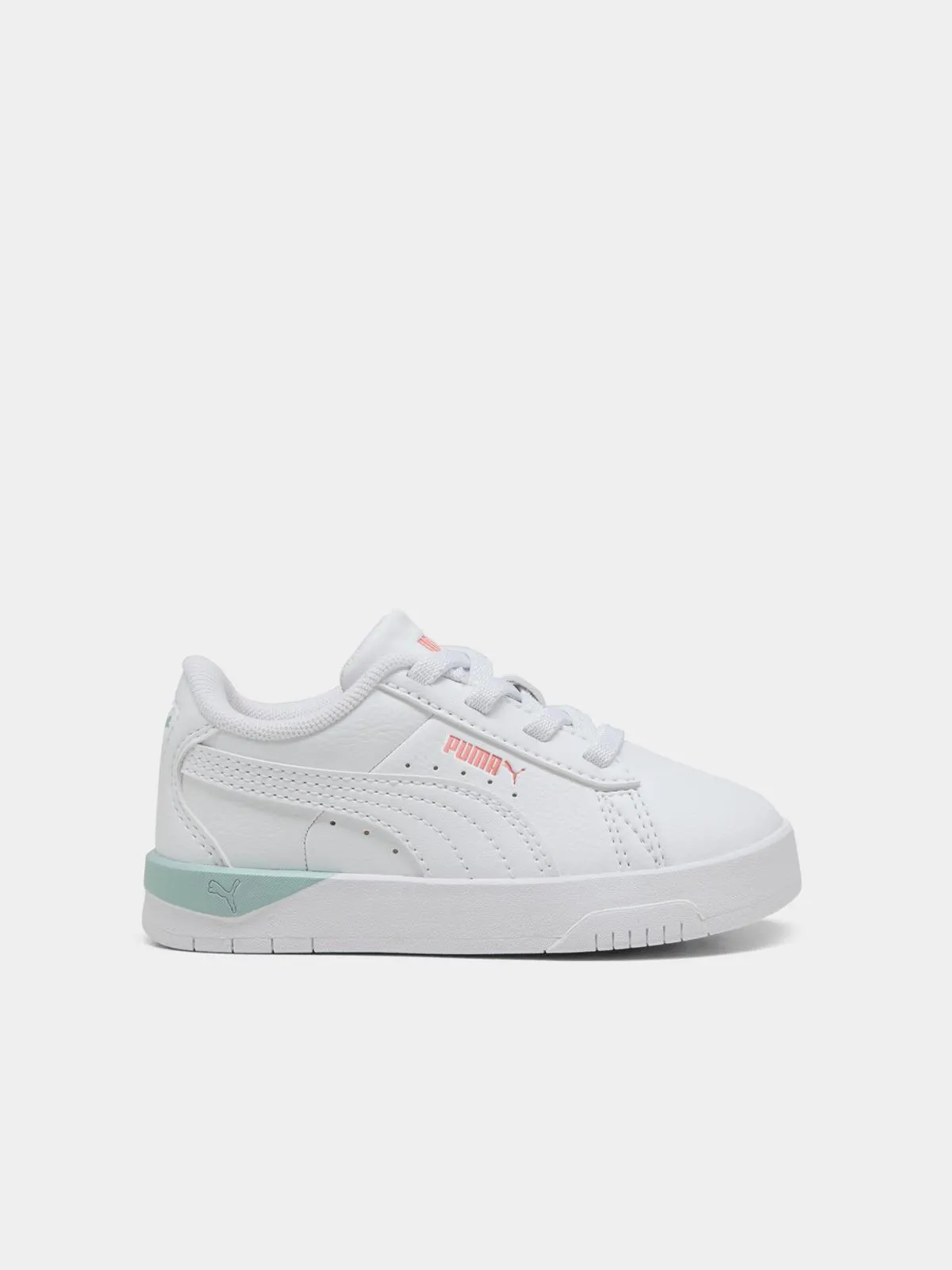 Puma Junior Infant Jada Classic White/Peach/Mint Sneakers