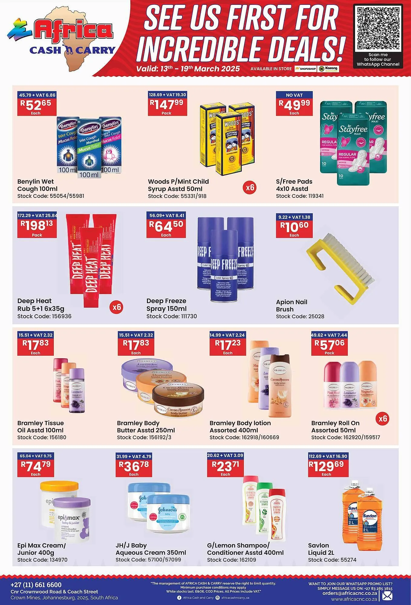 Africa Cash and Carry catalogue from 13 March to 19 March 2025 - Catalogue Page 15