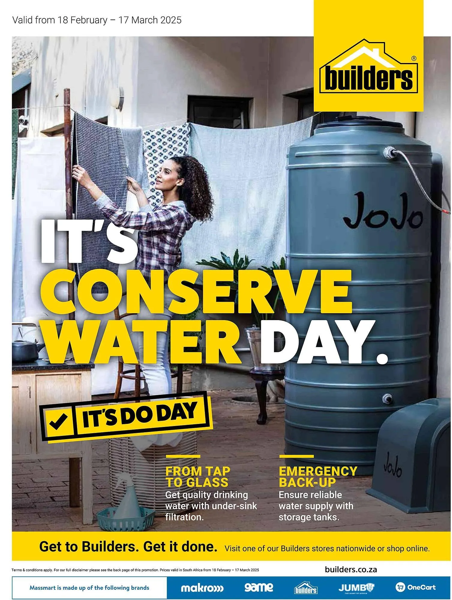 Builders Warehouse catalogue from 18 February to 17 March 2025 - Catalogue Page 1