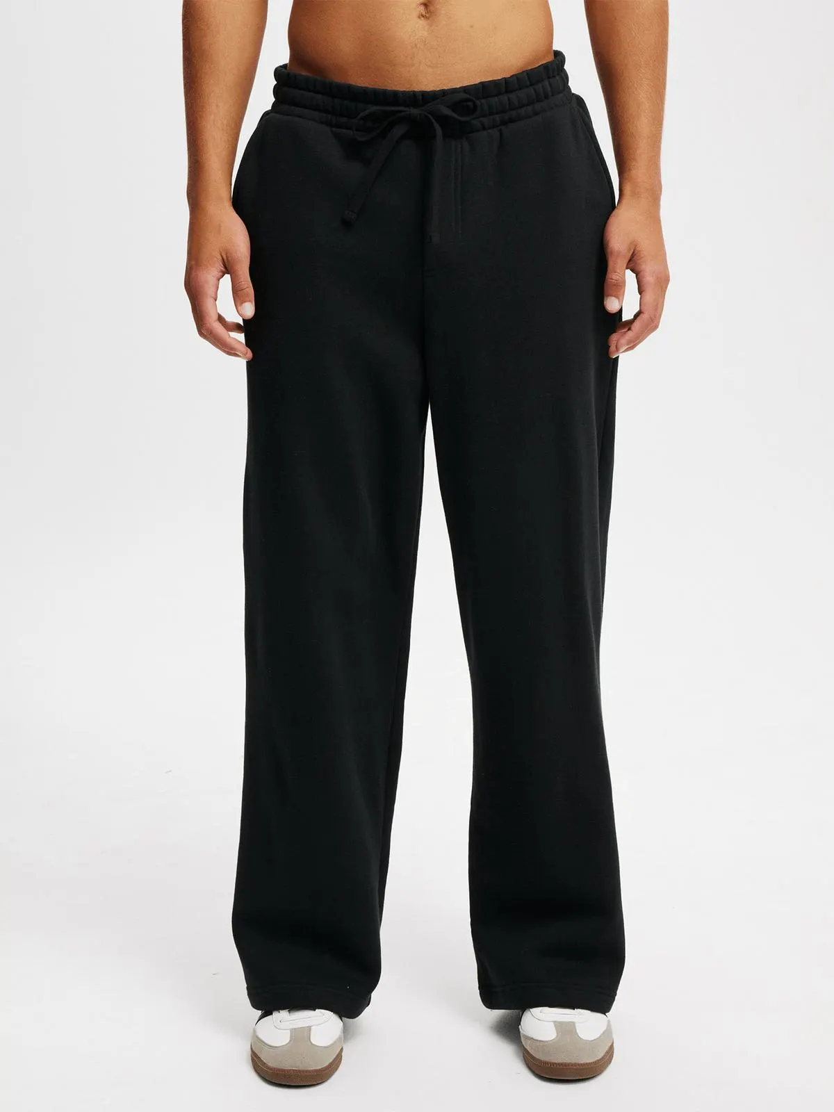 Men's Cotton On Black Super Baggy Track Pants