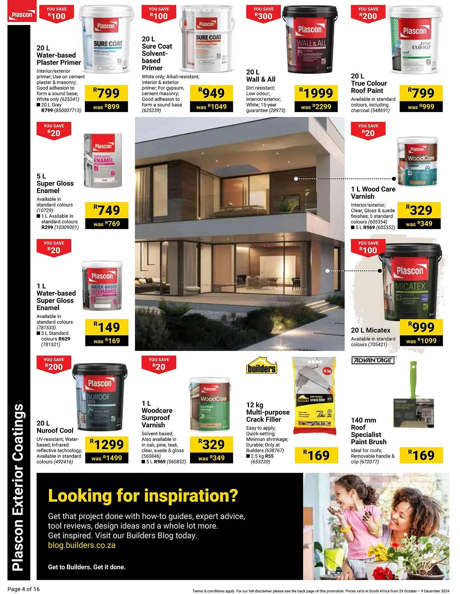 Builders Warehouse catalogue from 29 October to 9 December 2024 - Catalogue Page 4