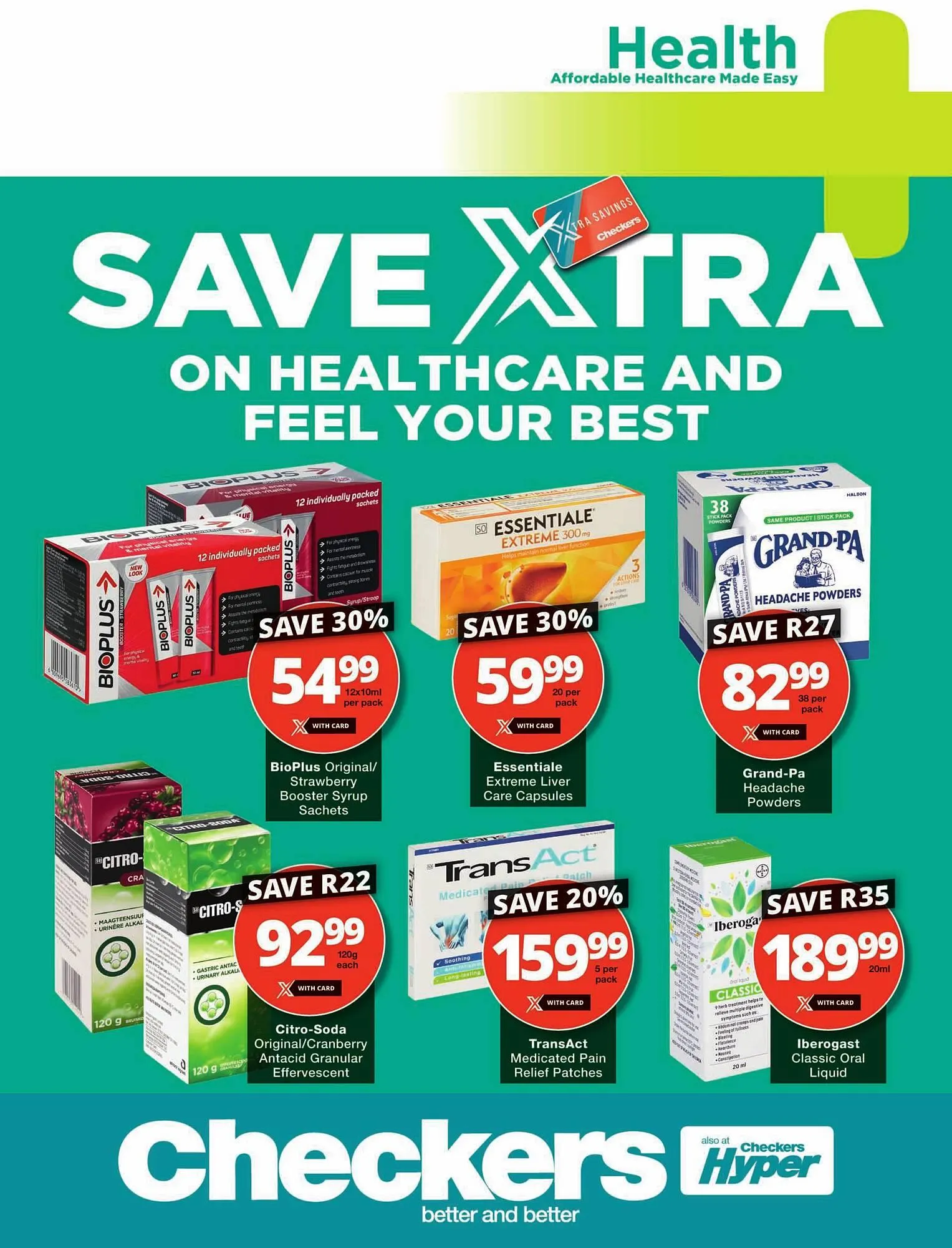 Checkers catalogue from 8 December to 4 January 2026 - Catalogue Page 1