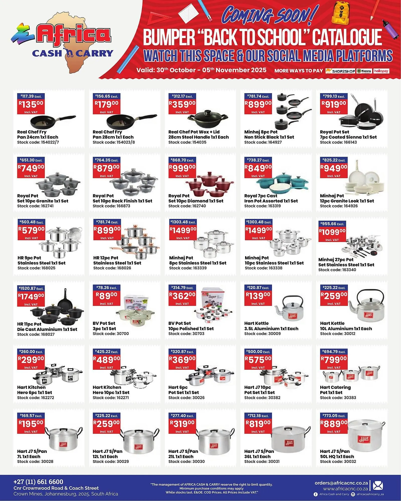 Africa Cash and Carry catalogue from 30 October to 5 November 2025 - Catalogue Page 25