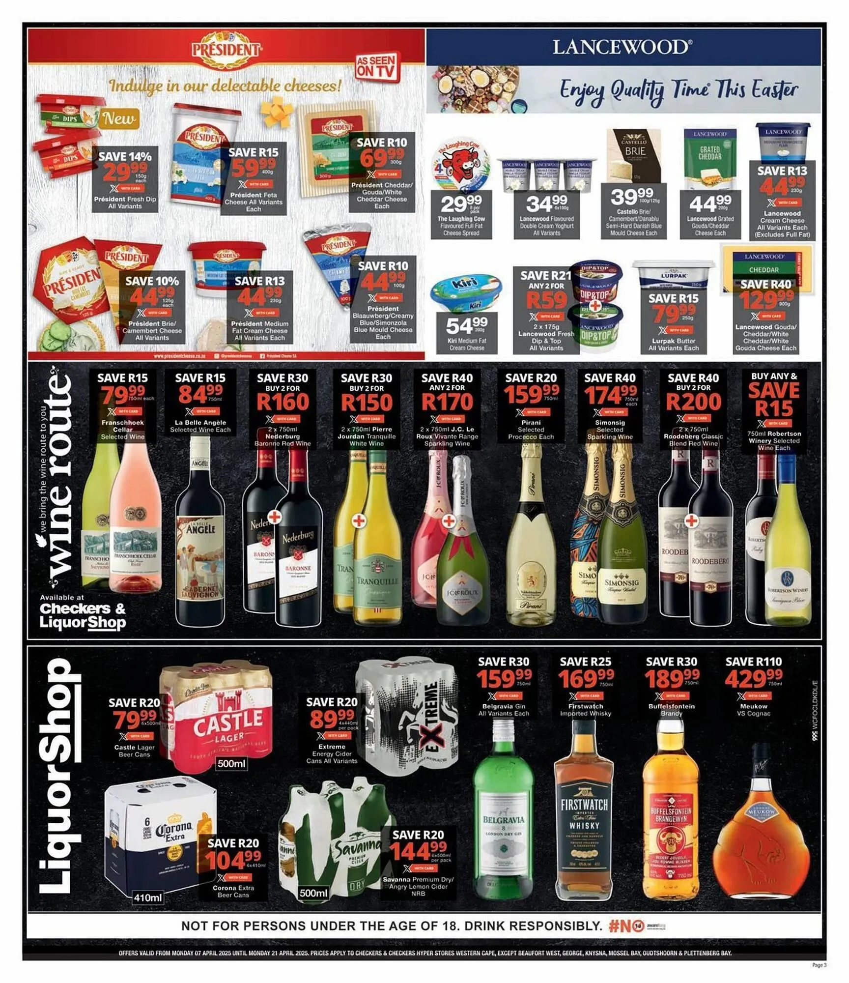 Checkers catalogue from 7 April to 21 April 2025 - Catalogue Page 3