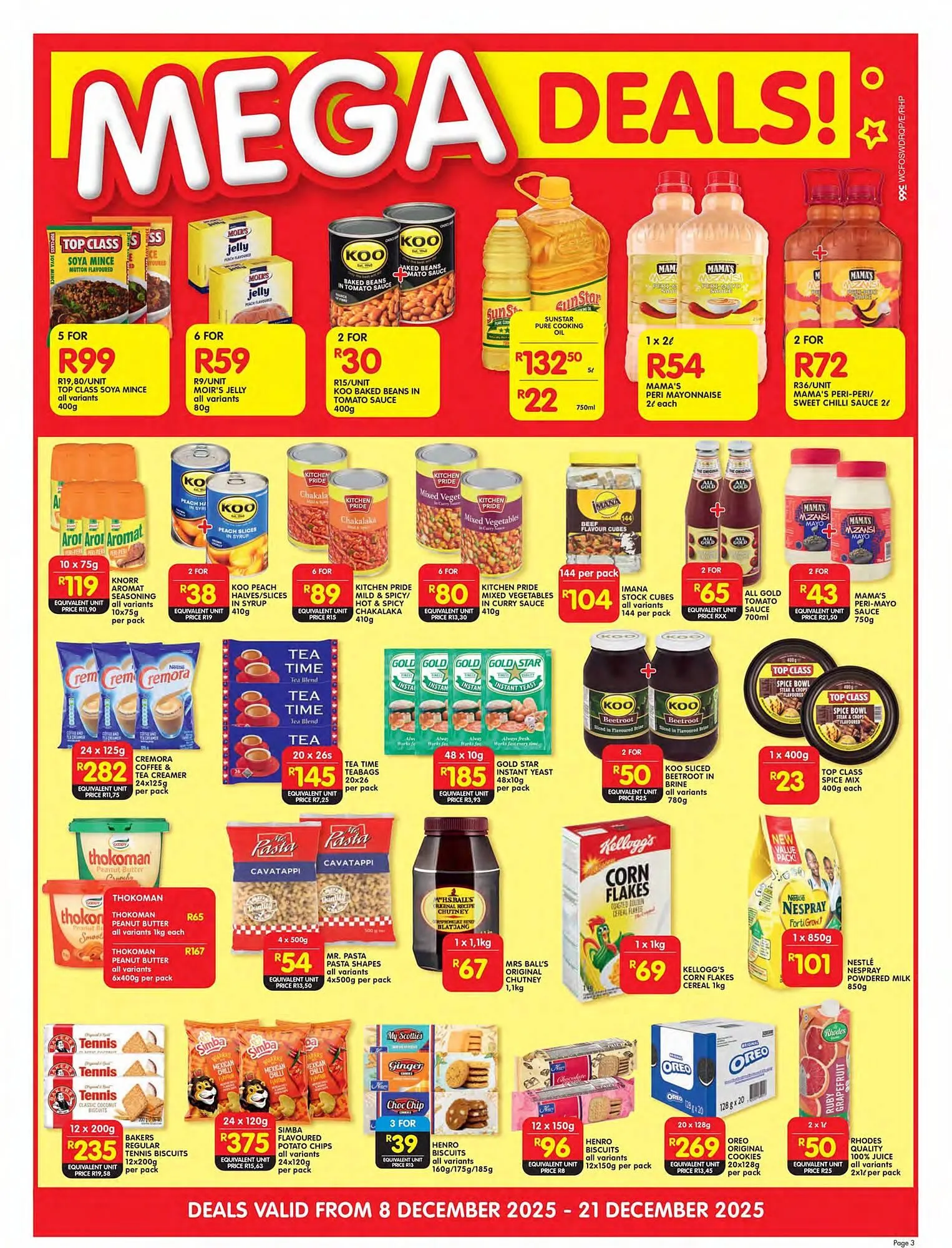 Shoprite catalogue from 8 December to 21 December 2025 - Catalogue Page 3