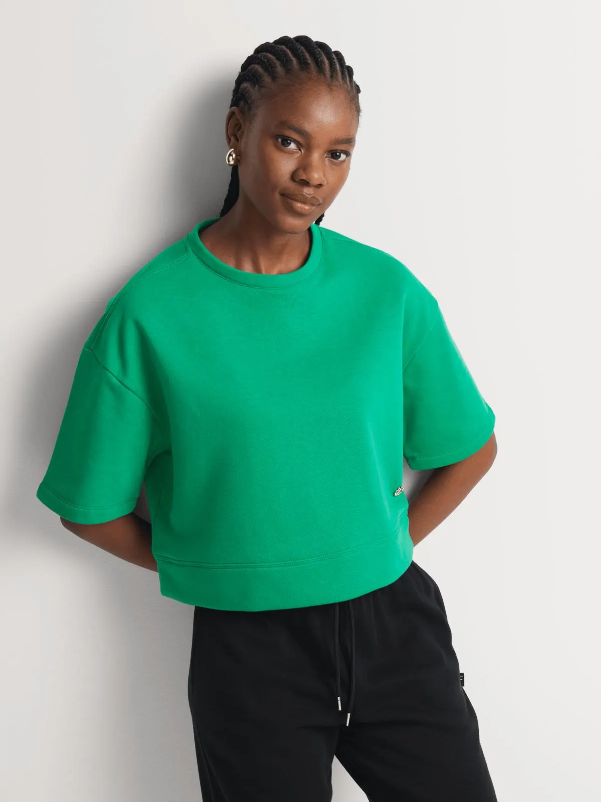 Fleece Crew Neck T-Shirt