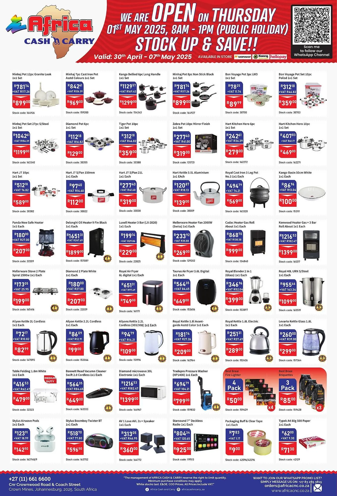 Africa Cash and Carry catalogue from 30 April to 7 May 2025 - Catalogue Page 9