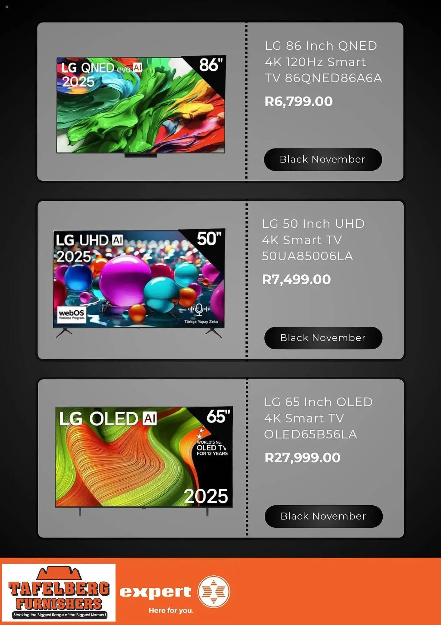 Tafelberg Furnishers catalogue from 24 October to 2 December 2025 - Catalogue Page 8