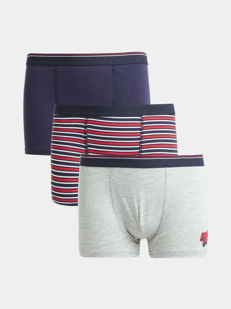 Jet Older Boys 3 Pack Bodyshorts Underwear