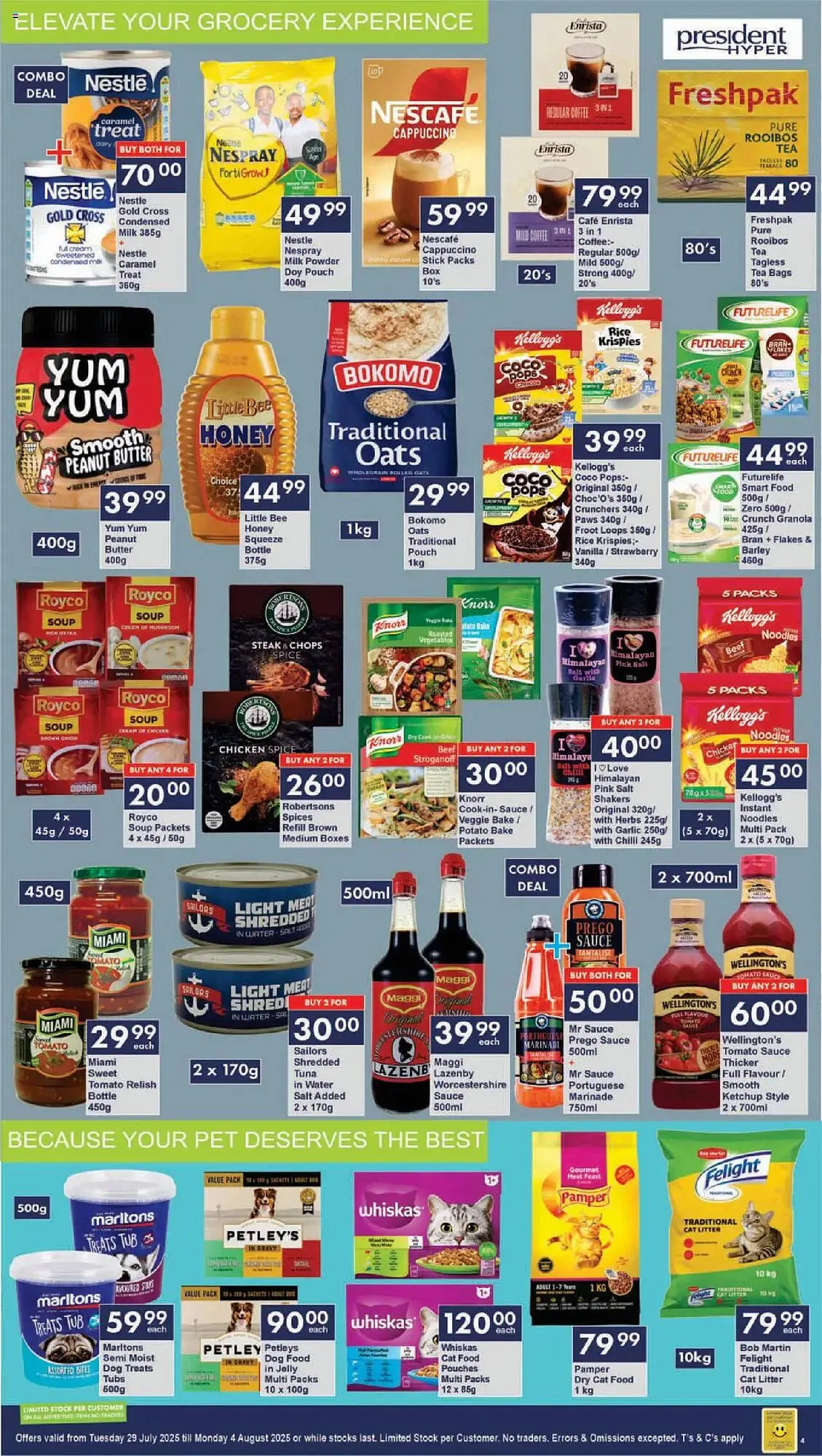 President Hyper catalogue from 29 July to 4 August 2025 - Catalogue Page 4