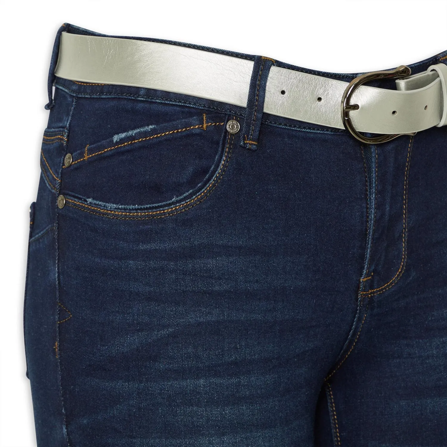 Indigo Bootleg Jeans