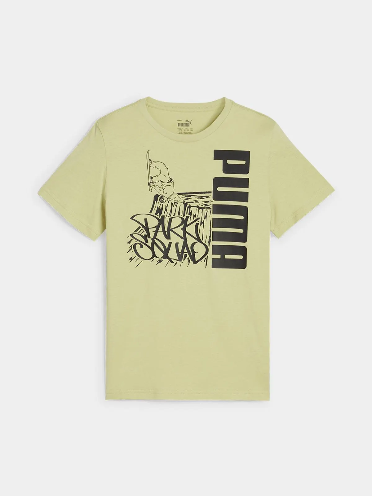 Puma Unisex Youth Essential+ Mid 90's Graphic Green T-shirt