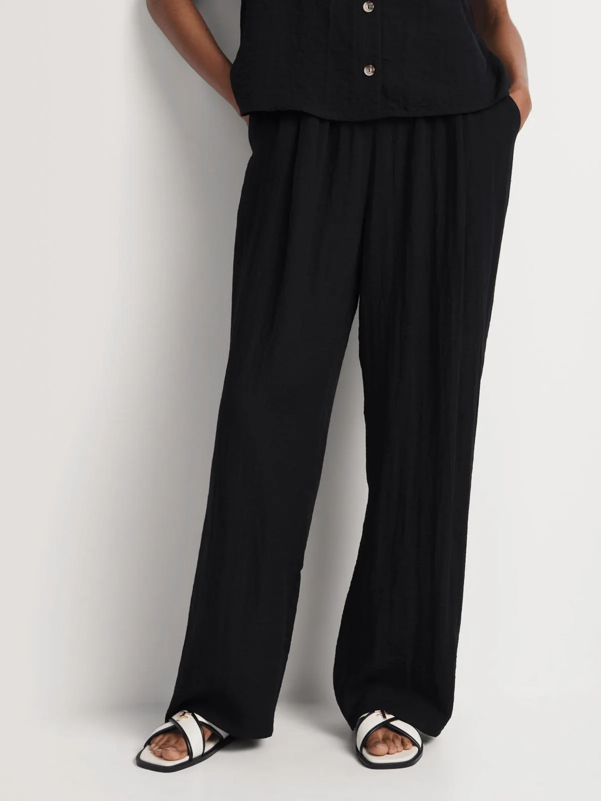 Wide Leg Washer Pants