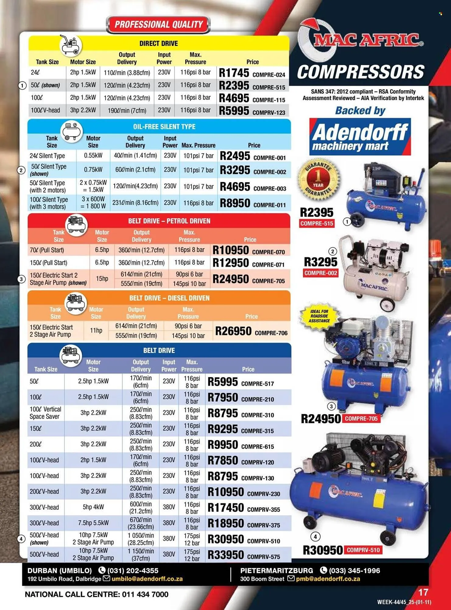 Adendorff Machinery Mart catalogue from 1 November to 30 November 2025 - Catalogue Page 19