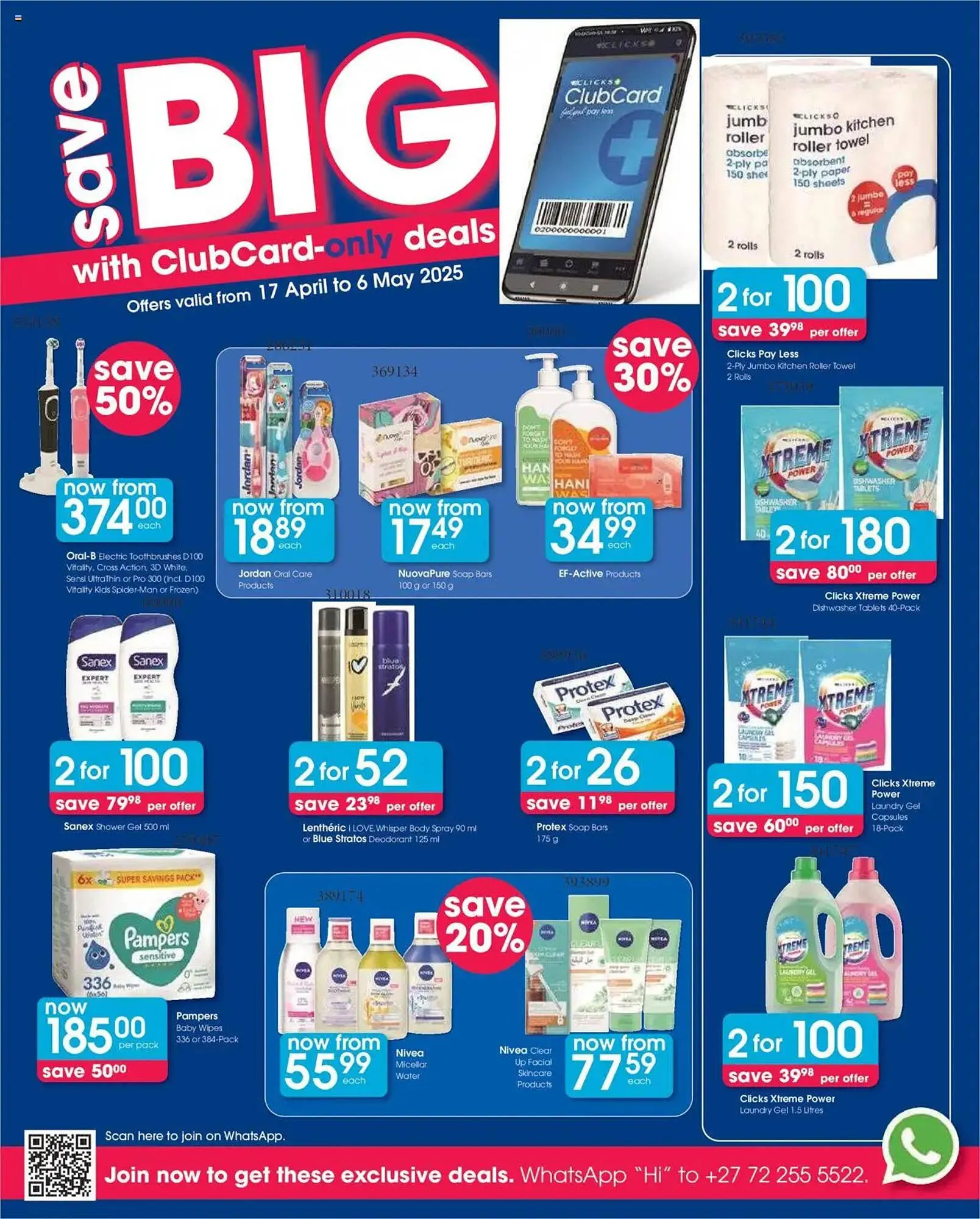 Clicks catalogue from 17 April to 6 May 2025 - Catalogue Page 52