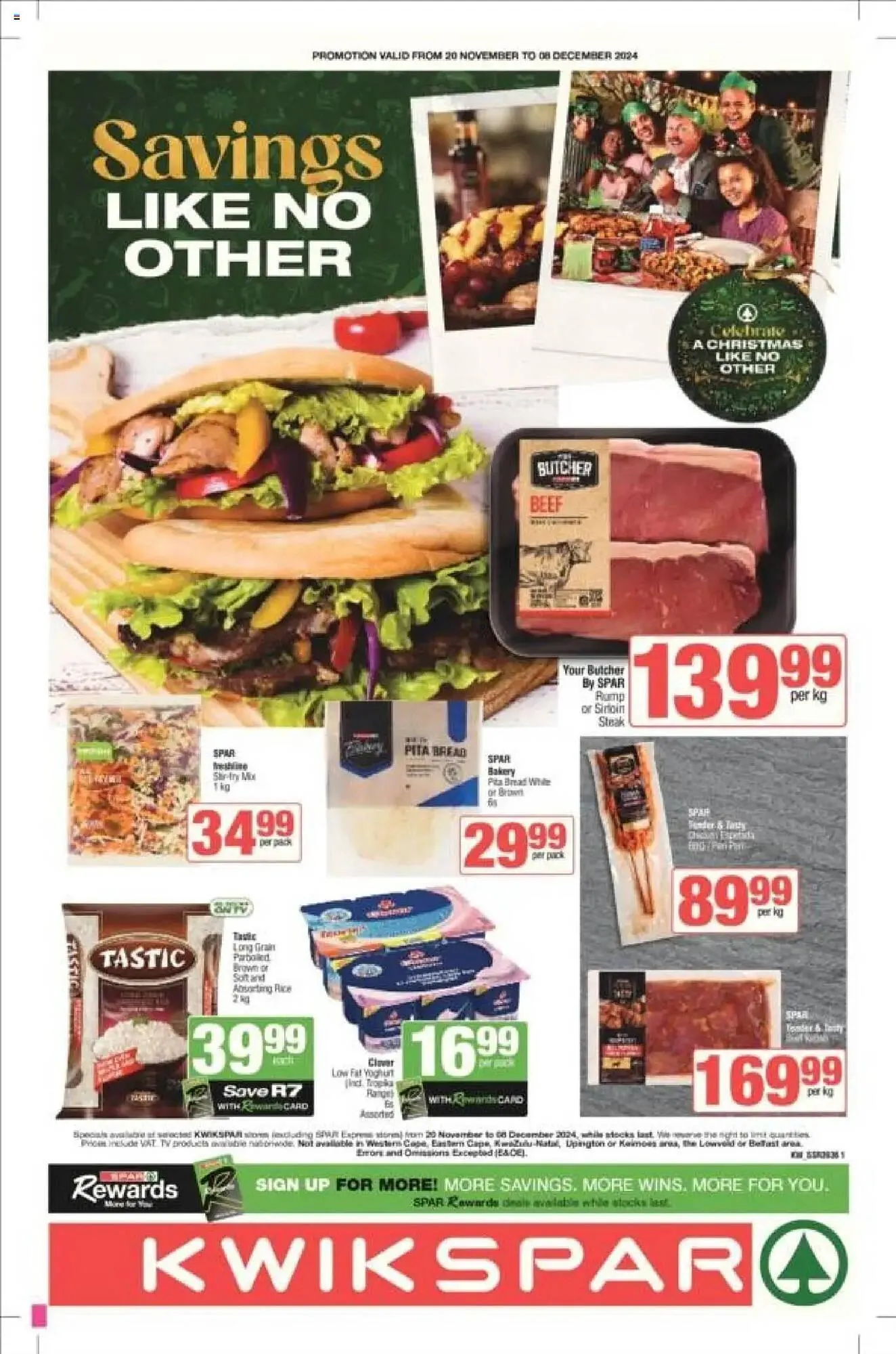 KwikSpar catalogue from 20 November to 8 December 2024 - Catalogue Page 1