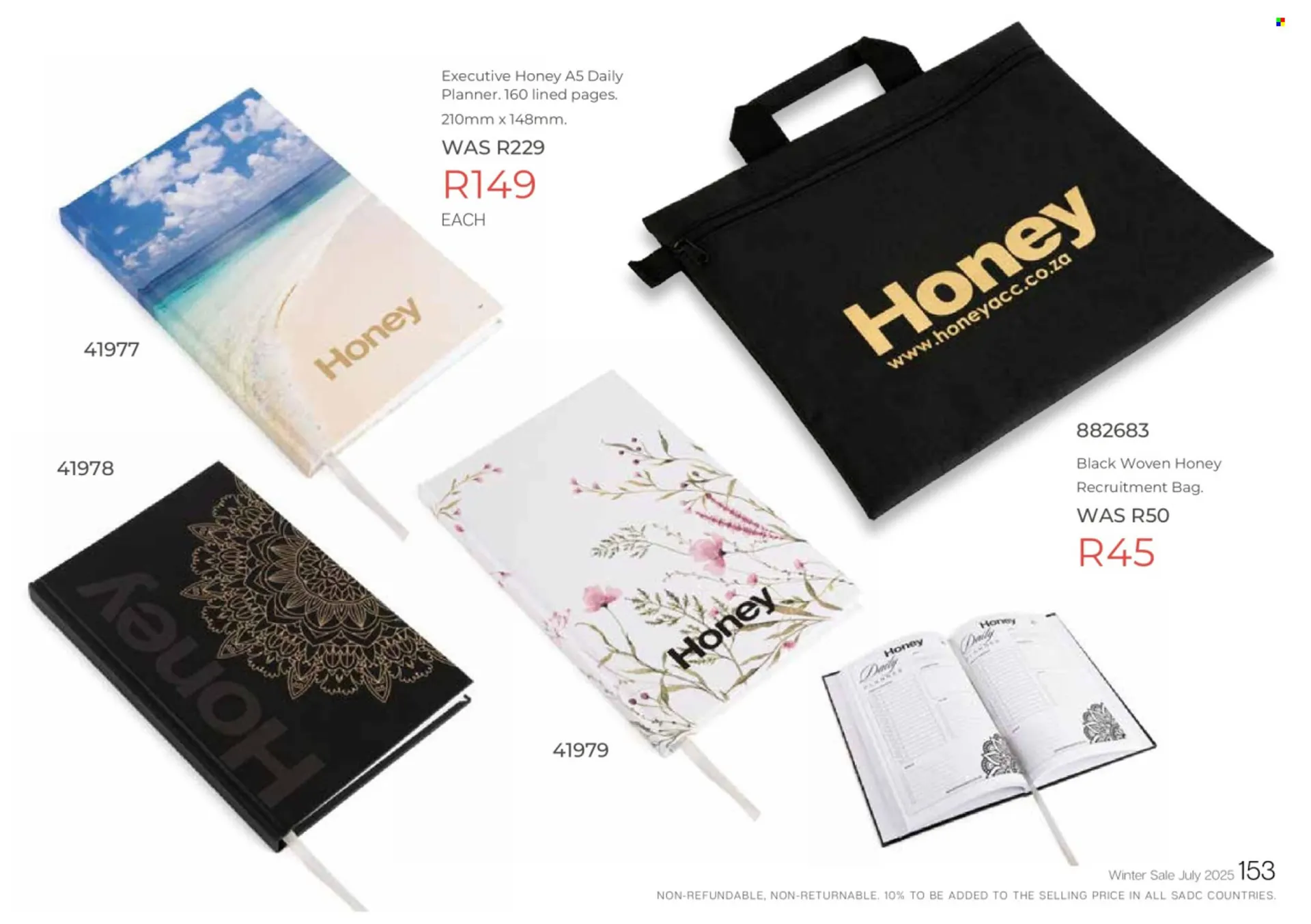 Honey Fashion Accessories catalogue from 20 July to 28 July 2025 - Catalogue Page 155