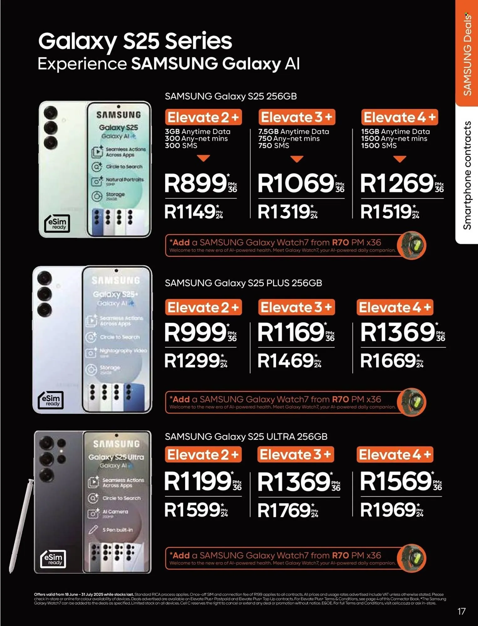 Cell C catalogue from 18 June to 31 July 2025 - Catalogue Page 17
