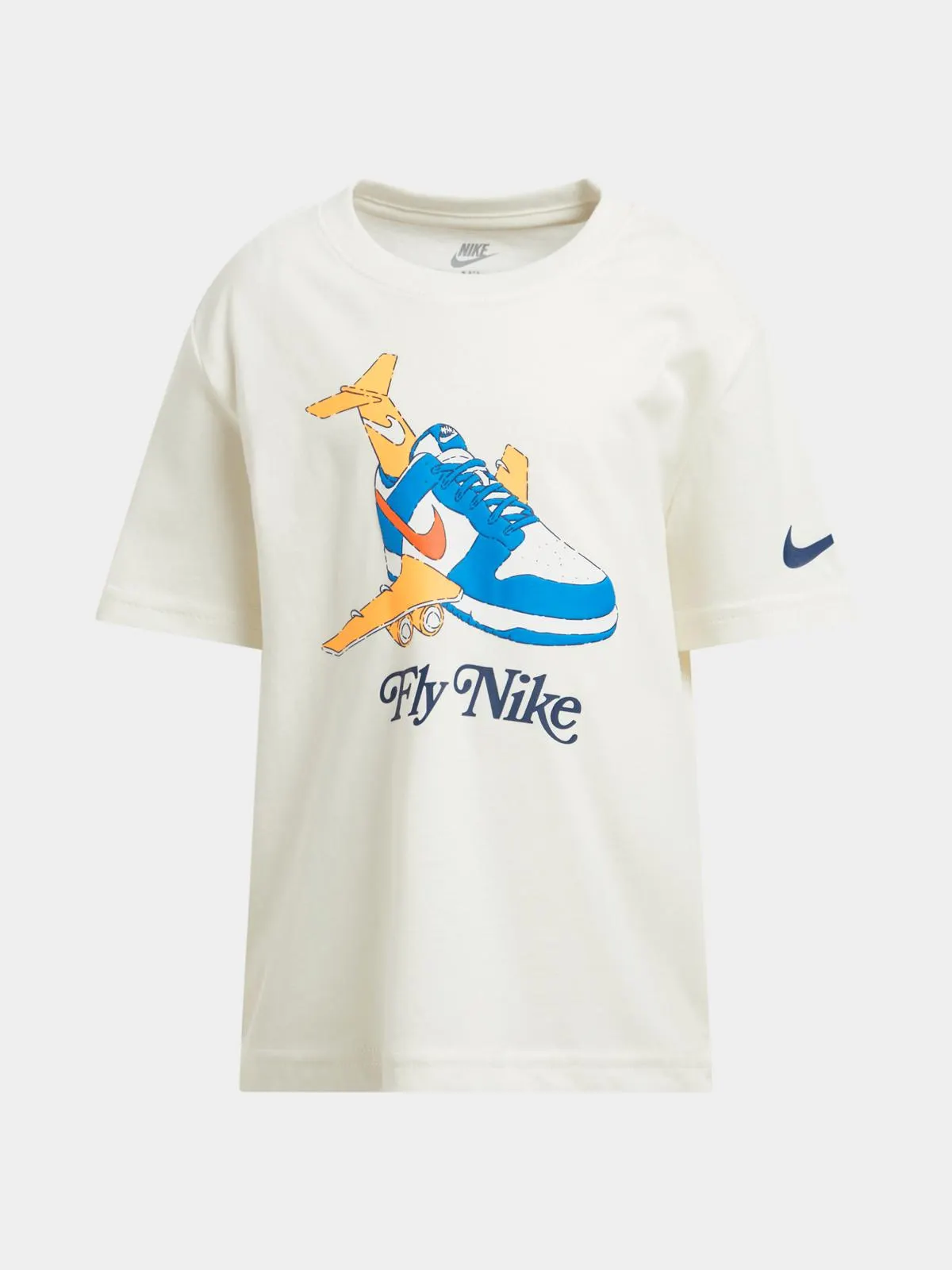 Nike Unisex Fly Nike Beige T-Shirt