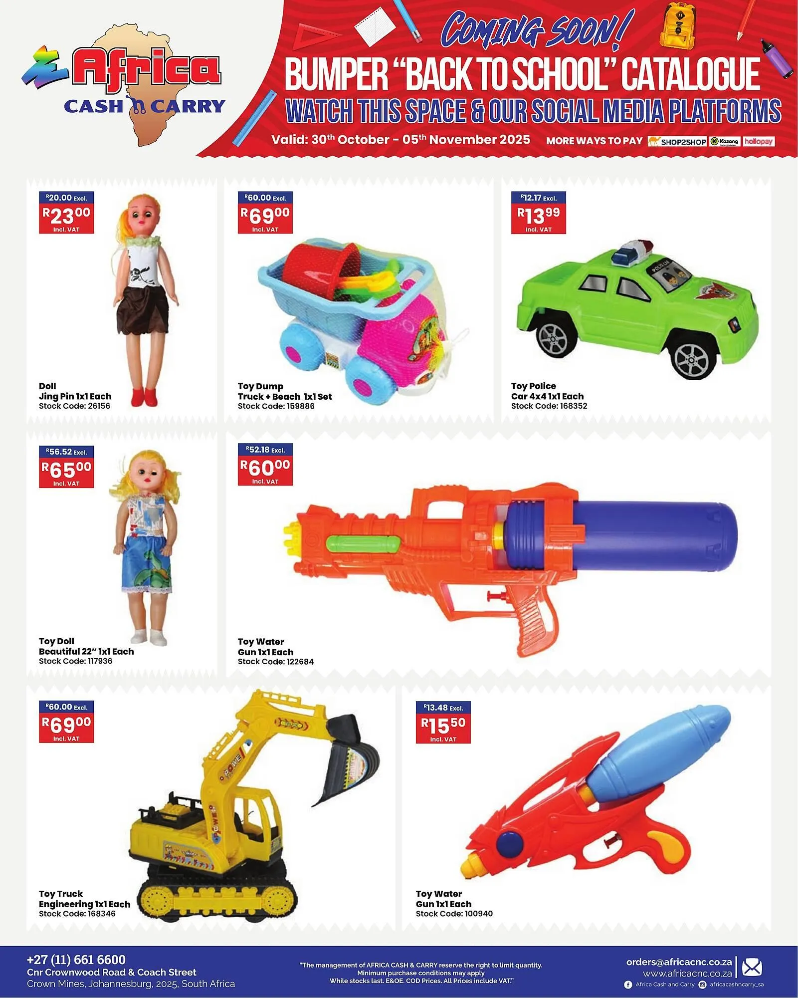 Africa Cash and Carry catalogue from 30 October to 5 November 2025 - Catalogue Page 33