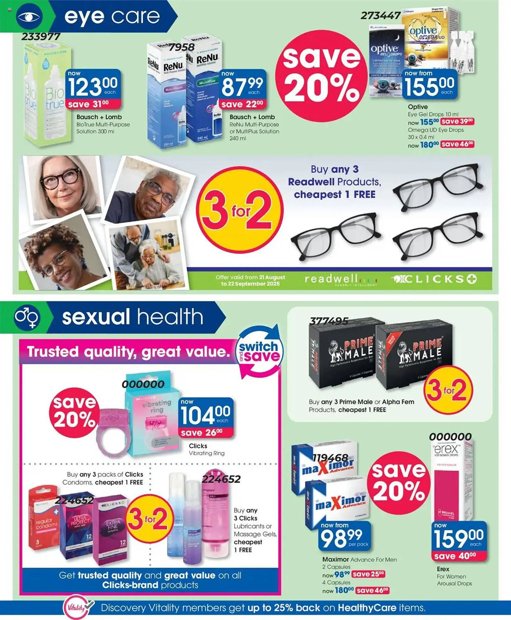 Clicks catalogue from 21 August to 22 September 2025 - Catalogue Page 24